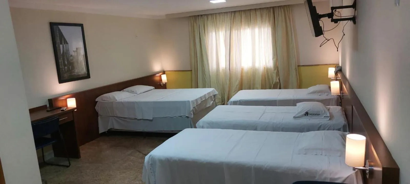 Bed in Candango Aero Hotel