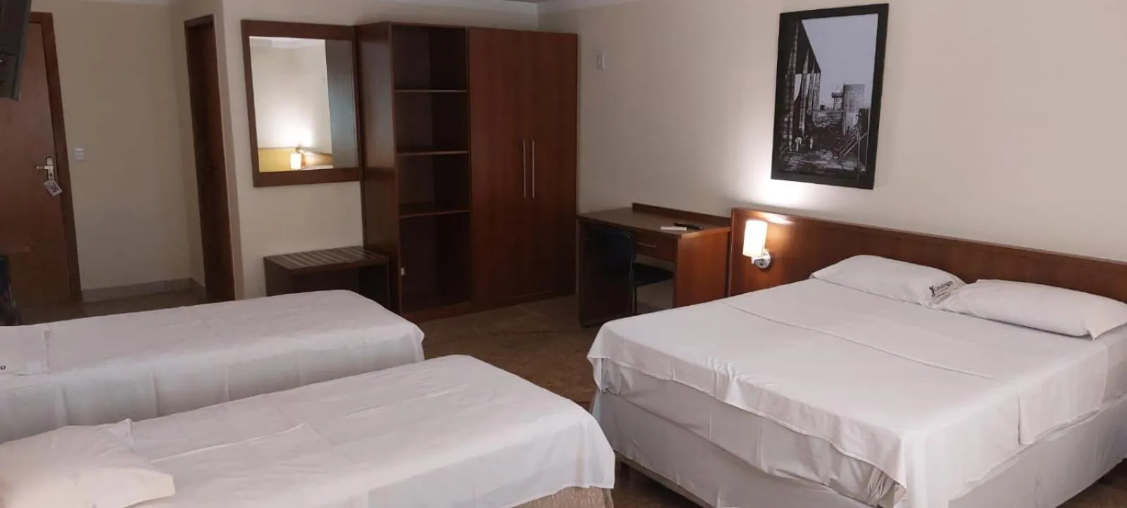 Bed in Candango Aero Hotel