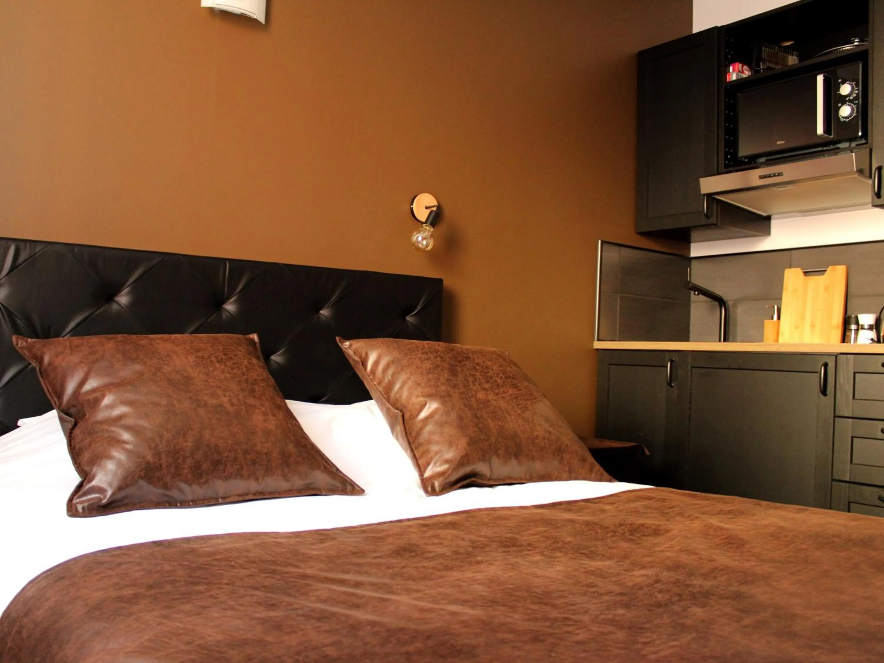 Bedroom, Bed in Appart Hotel Relax Spa