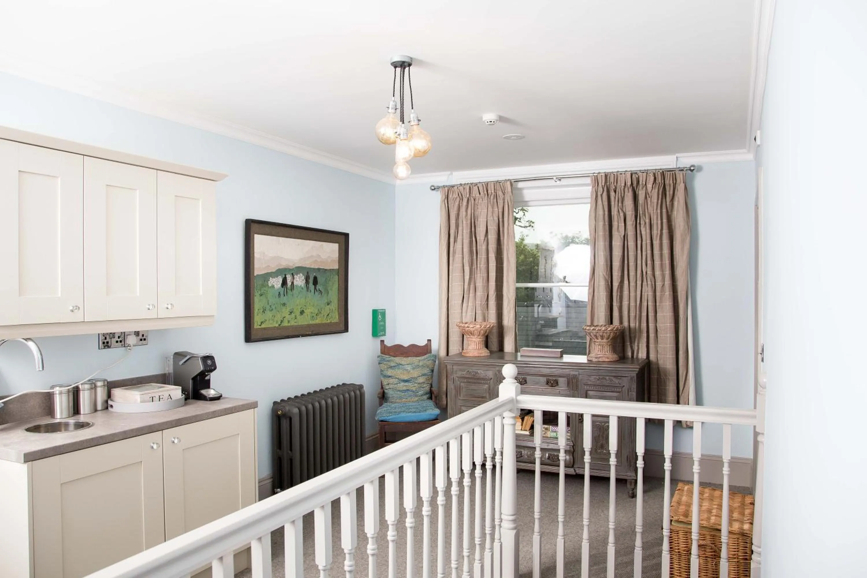 Communal kitchen in The Globe Angle