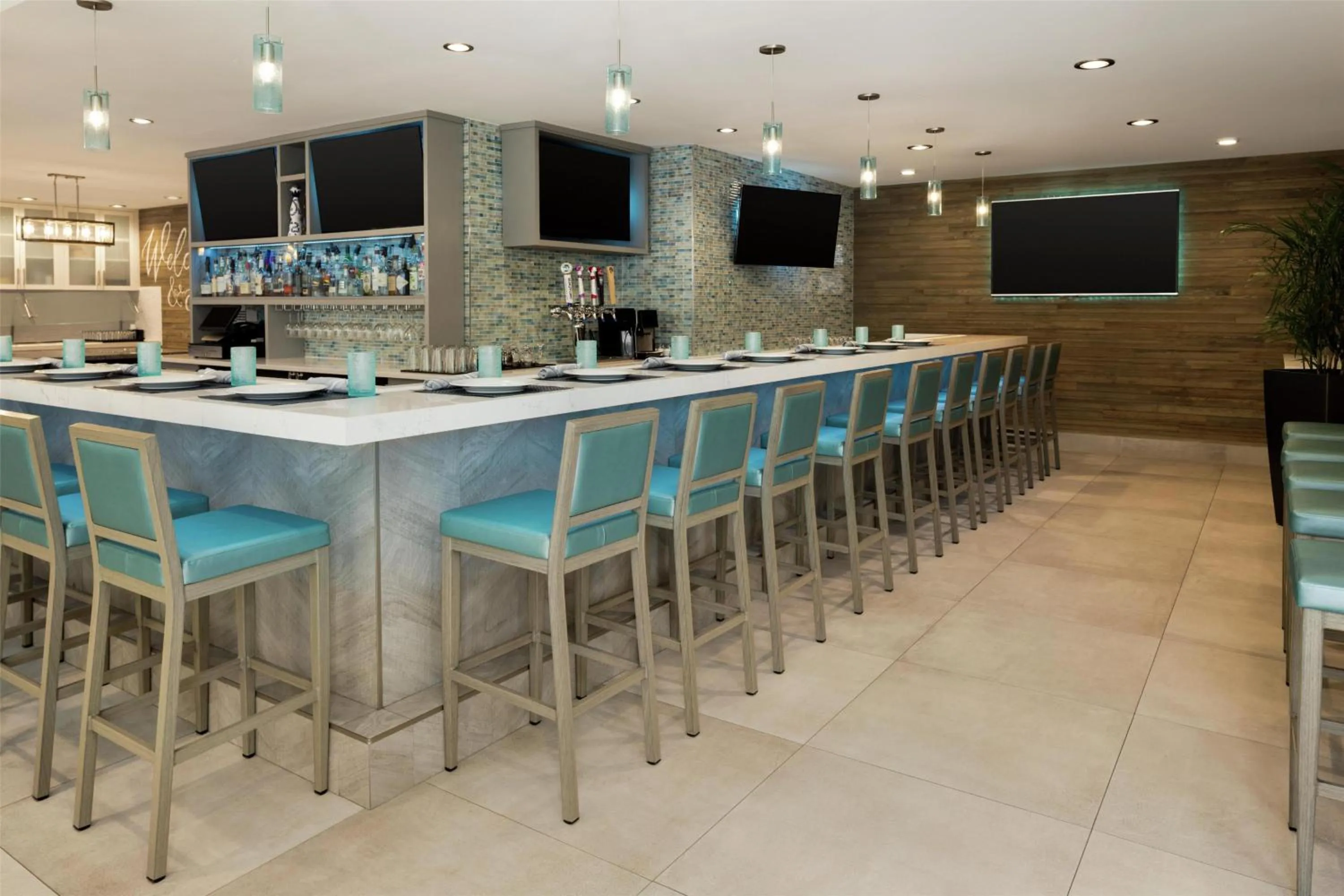 Lounge or bar in Hilton Garden Inn Stony Brook