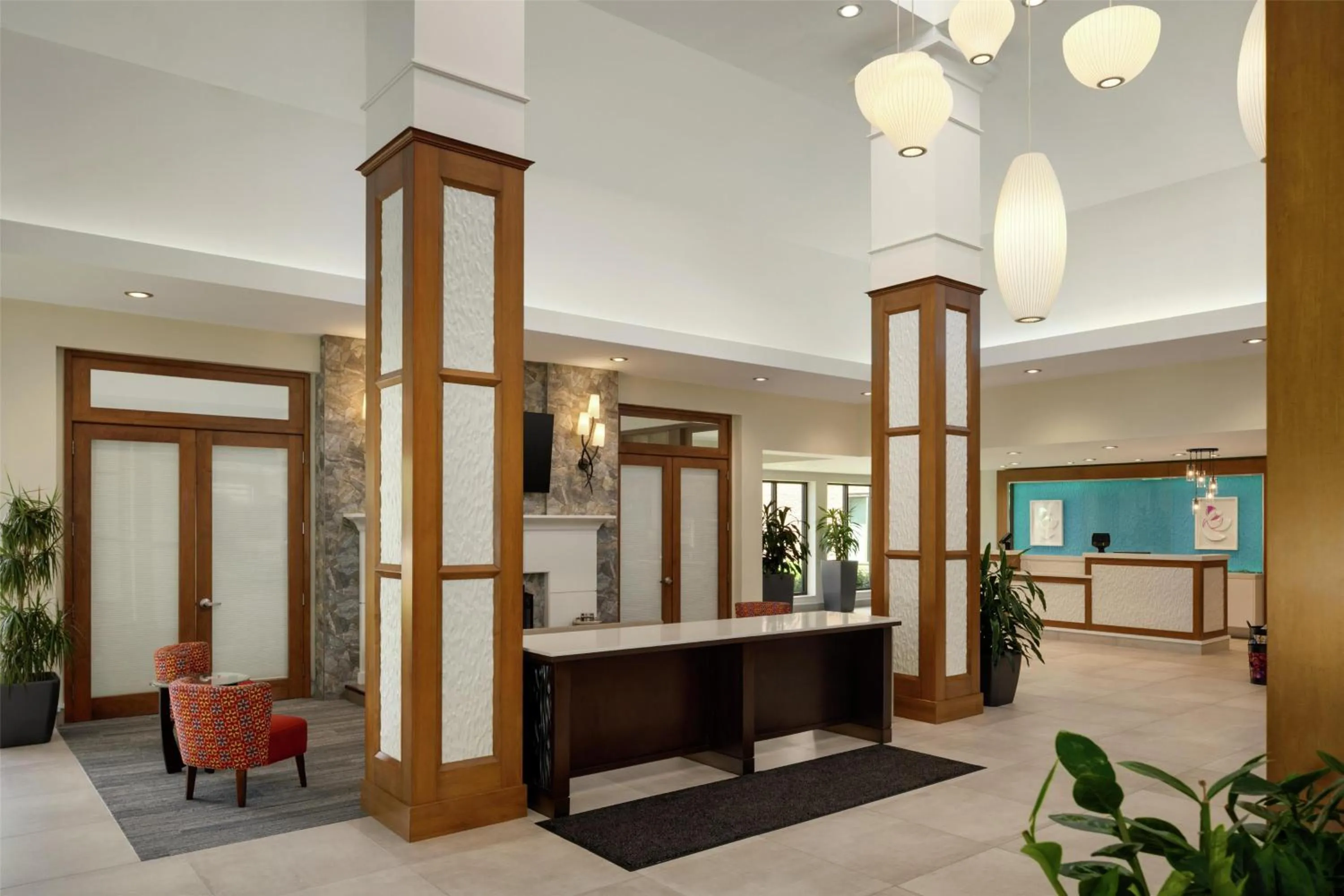 Lobby or reception in Hilton Garden Inn Stony Brook