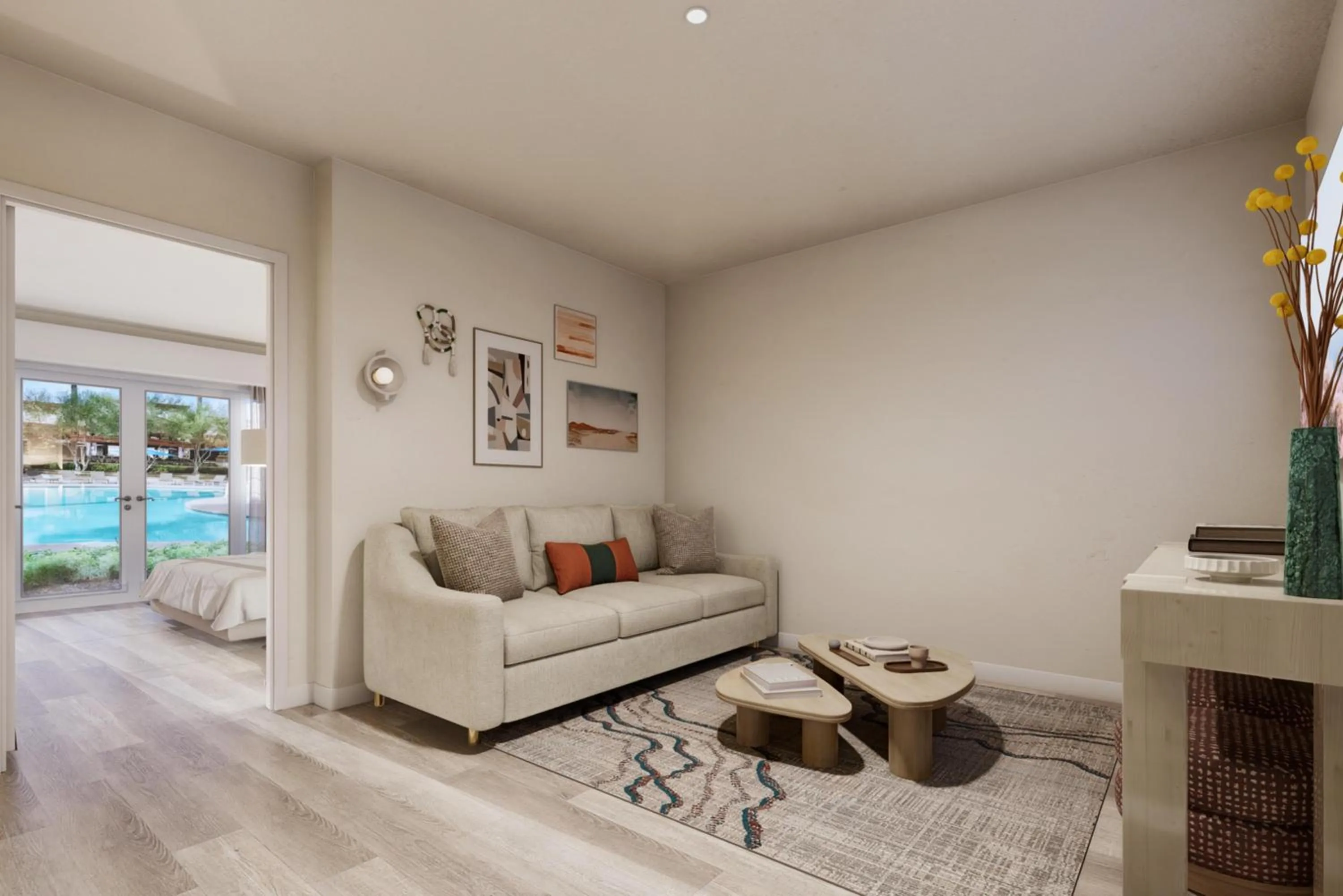 Living room in Hilton Scottsdale Resort & Villas