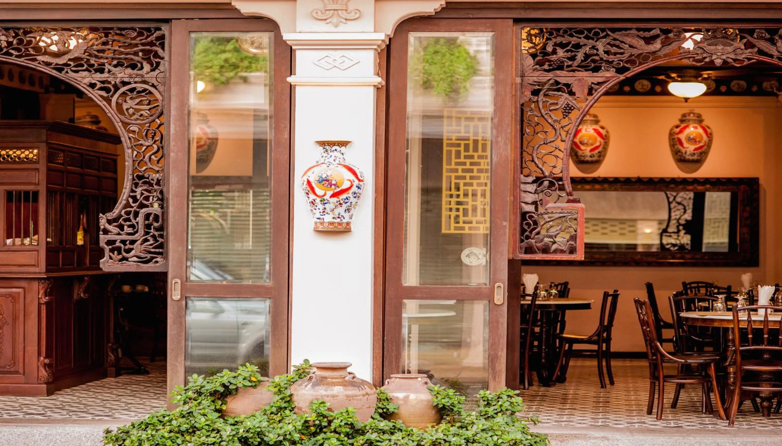 Decorative detail in สงขลาแต่แรก แอนทีค โฮเท็ล Songkhla Tae Raek Antique Hotel