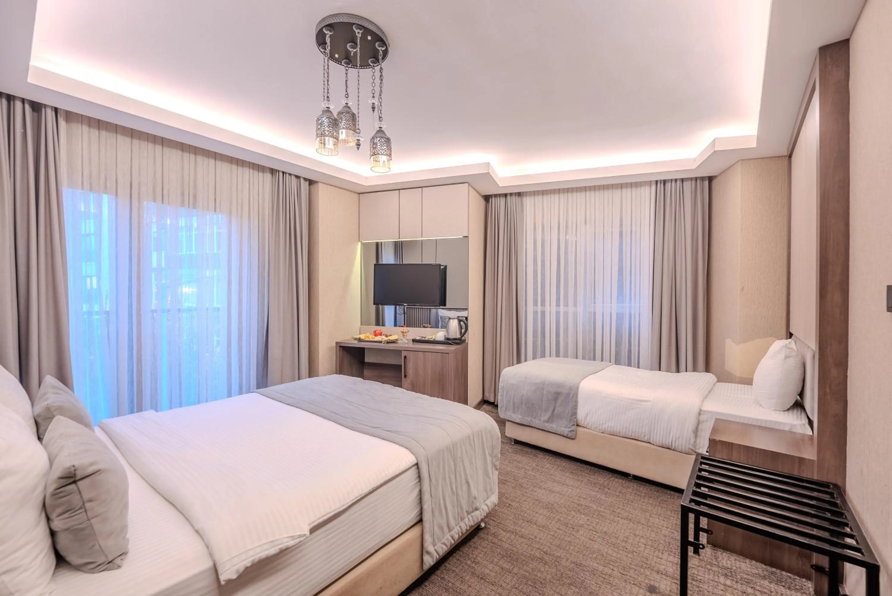 Photo of the whole room, Bed in BEST GARDEN HOTEL