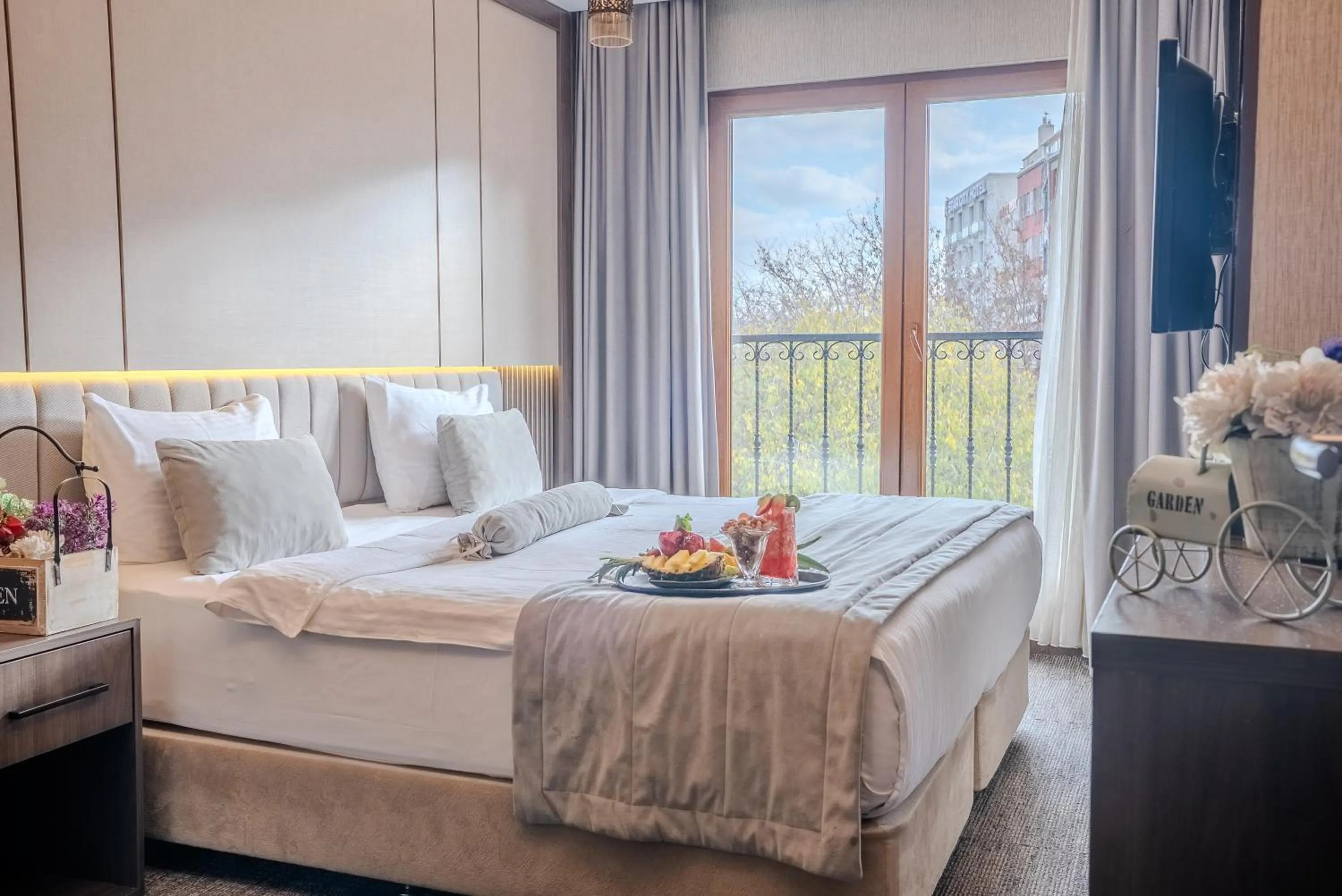 Photo of the whole room, Bed in BEST GARDEN HOTEL