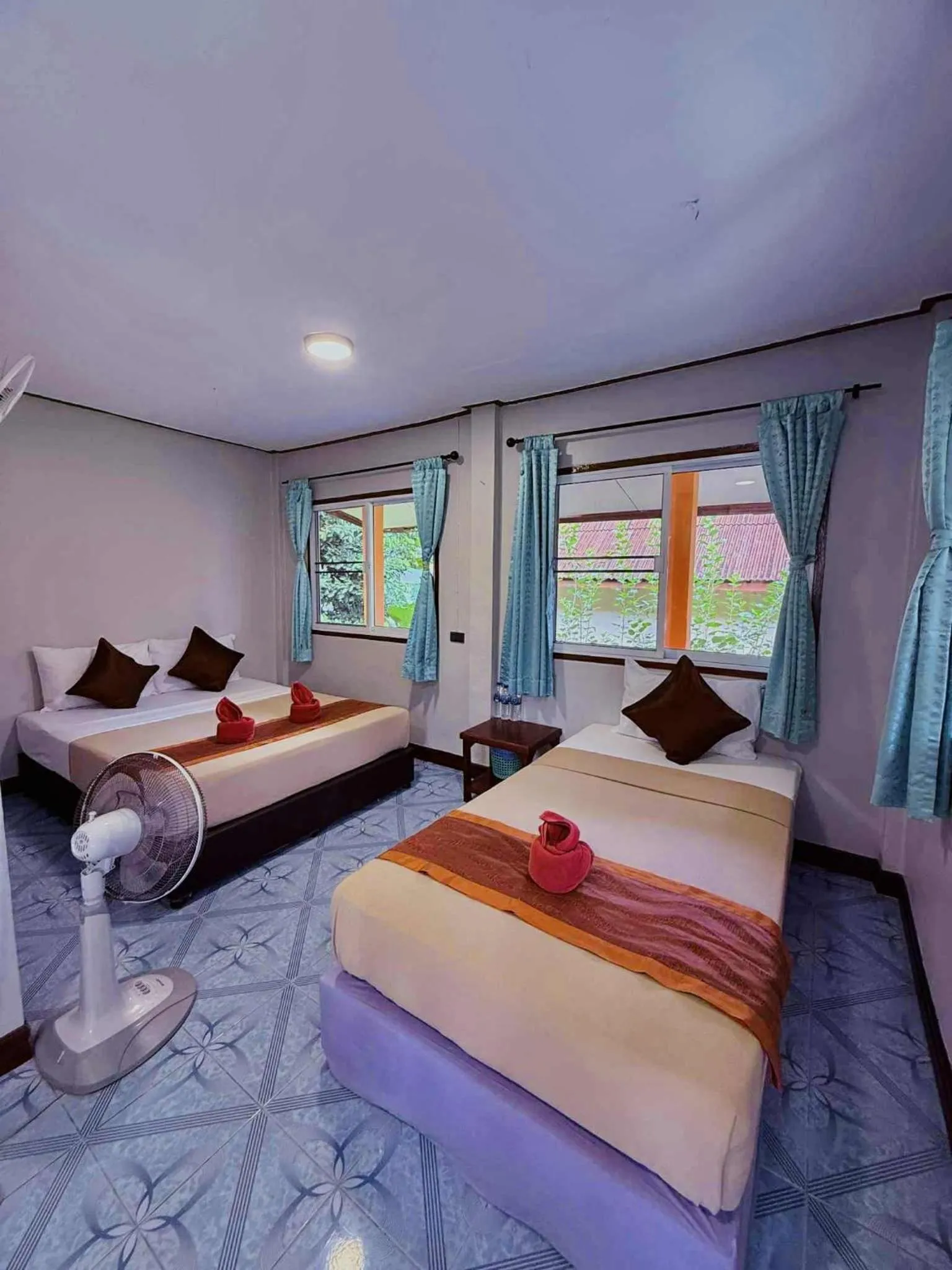 Bed in Khao Sok Nung House