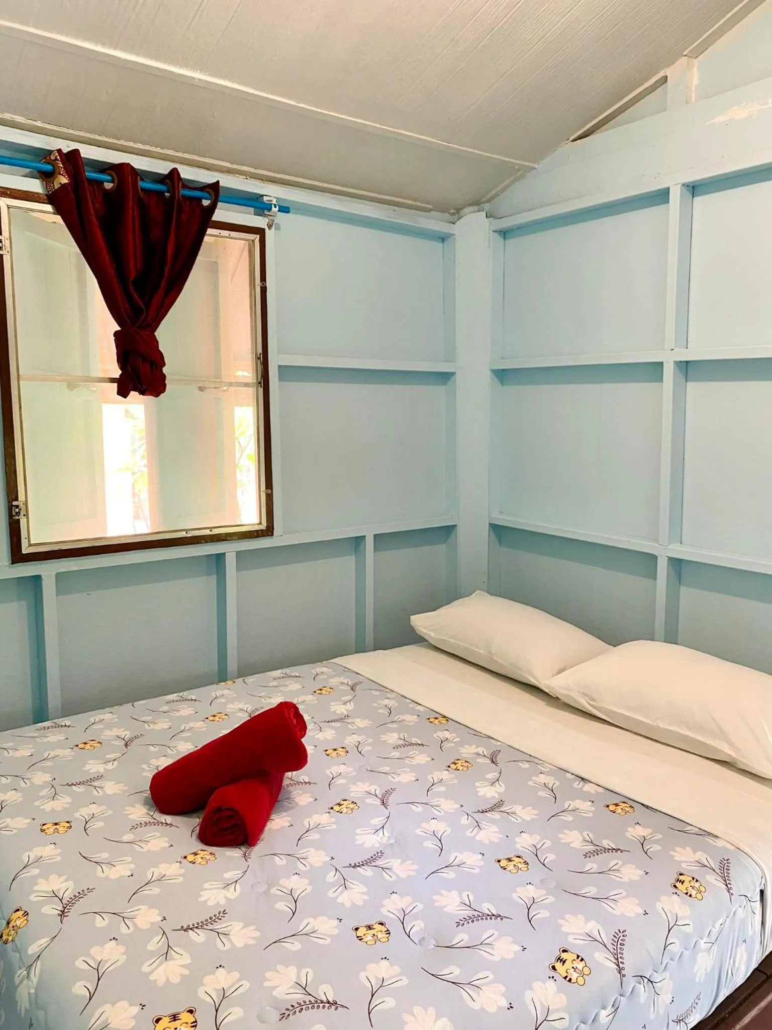 Bed in Khao Sok Nung House