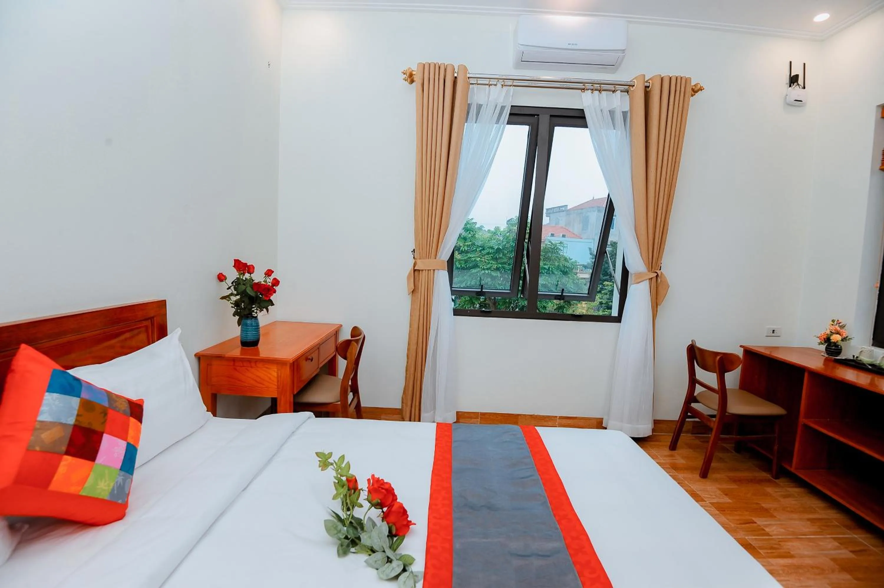 Bed in Tam Coc Golden Sky Homestay