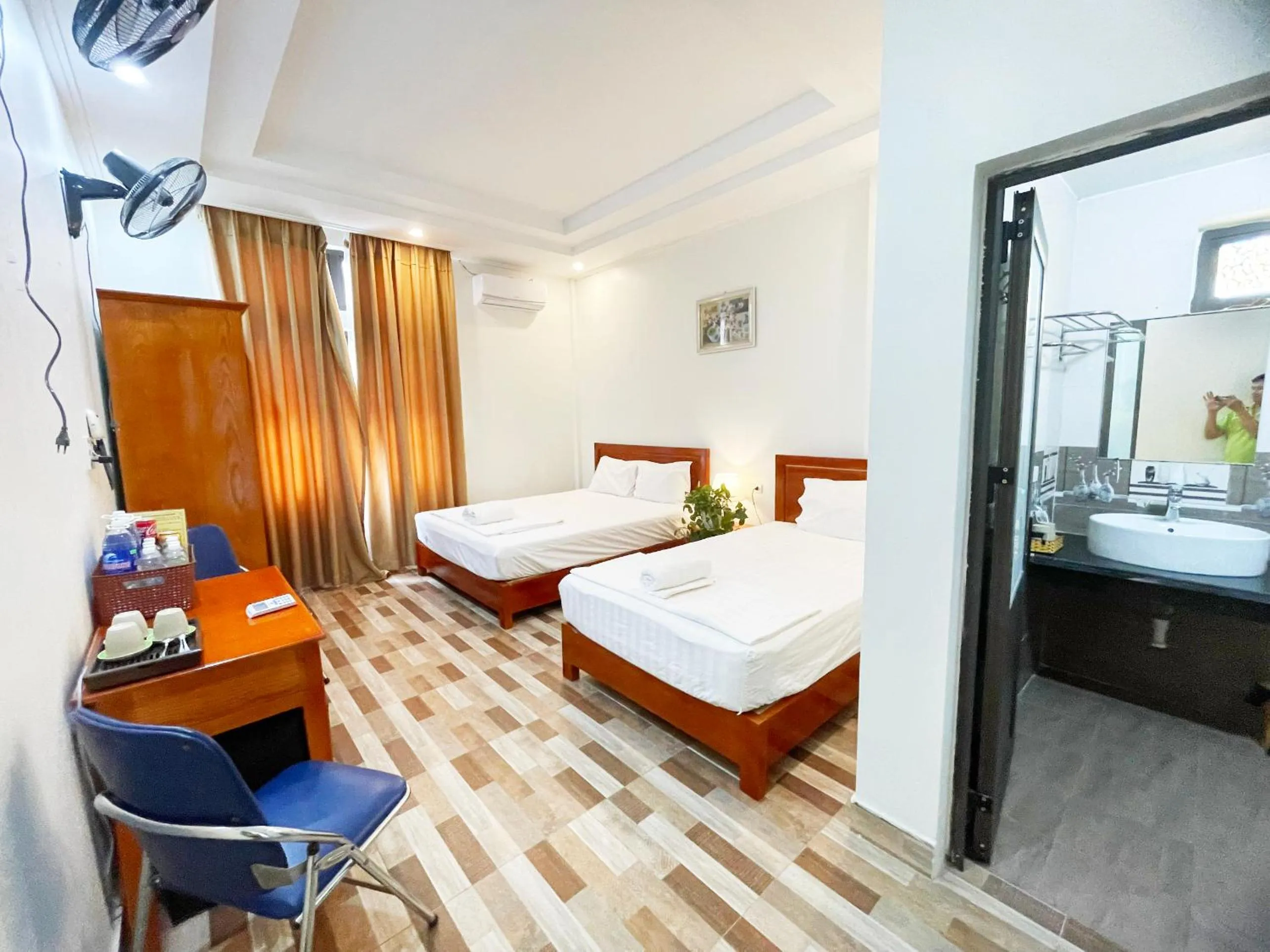 Bed in Tam Coc Golden Sky Homestay