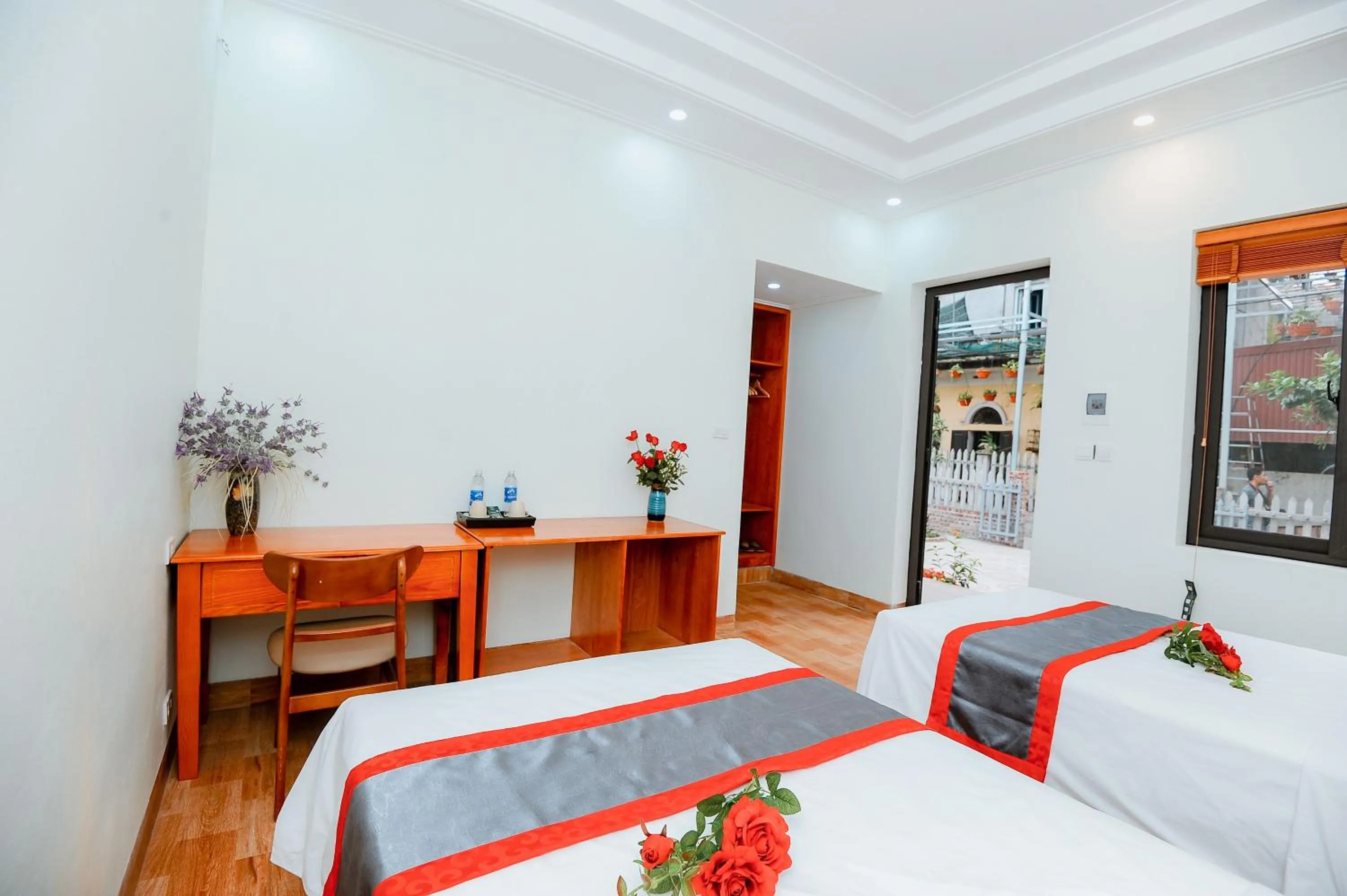 Bed in Tam Coc Golden Sky Homestay