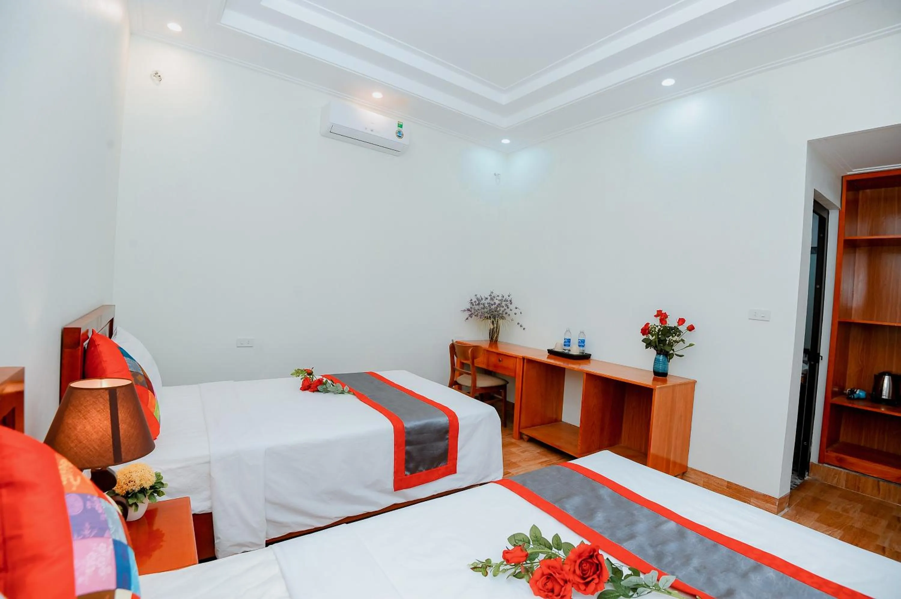 Bed in Tam Coc Golden Sky Homestay