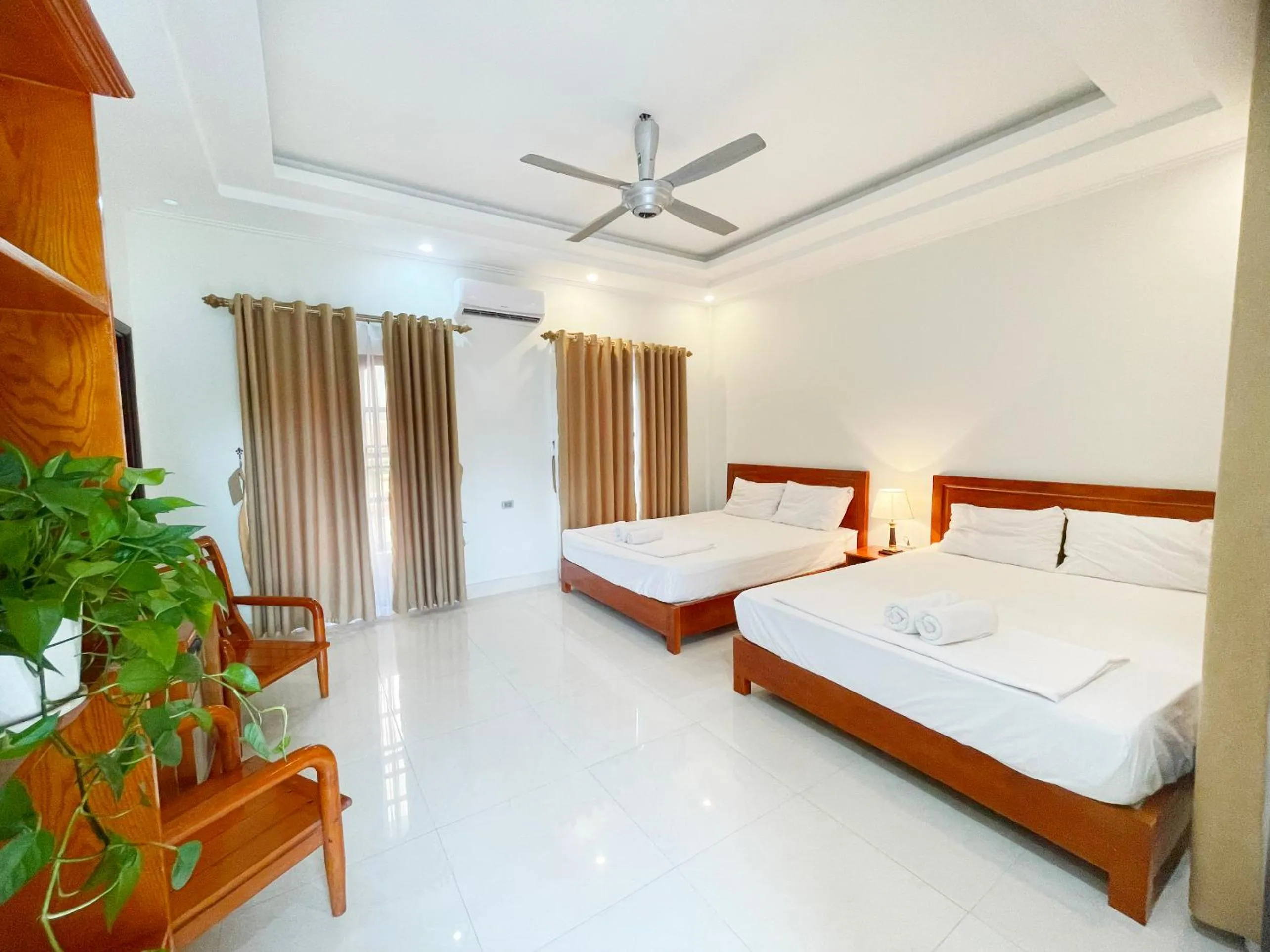 Bed in Tam Coc Golden Sky Homestay