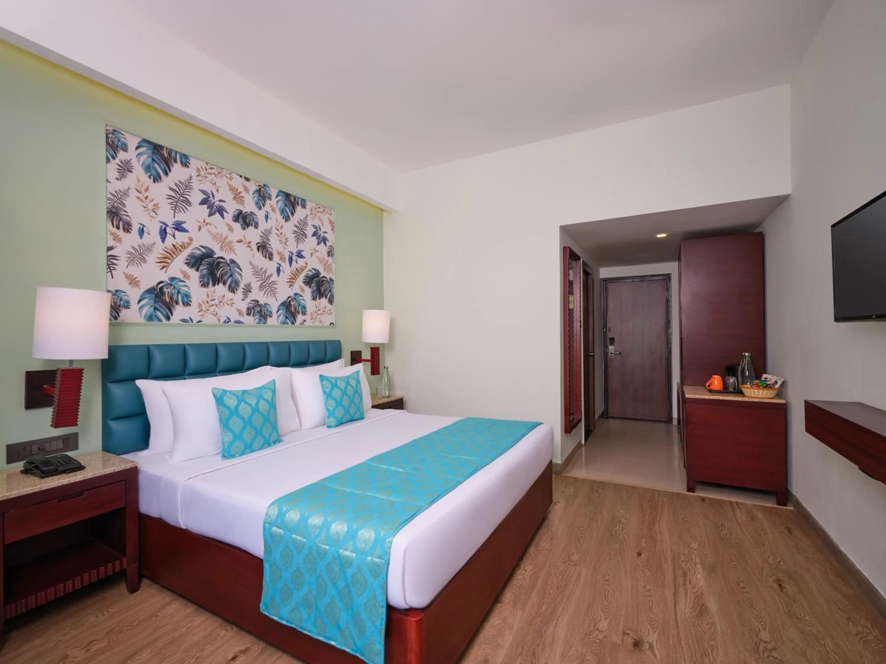 Bed in Daiwik Hotels Rameswaram