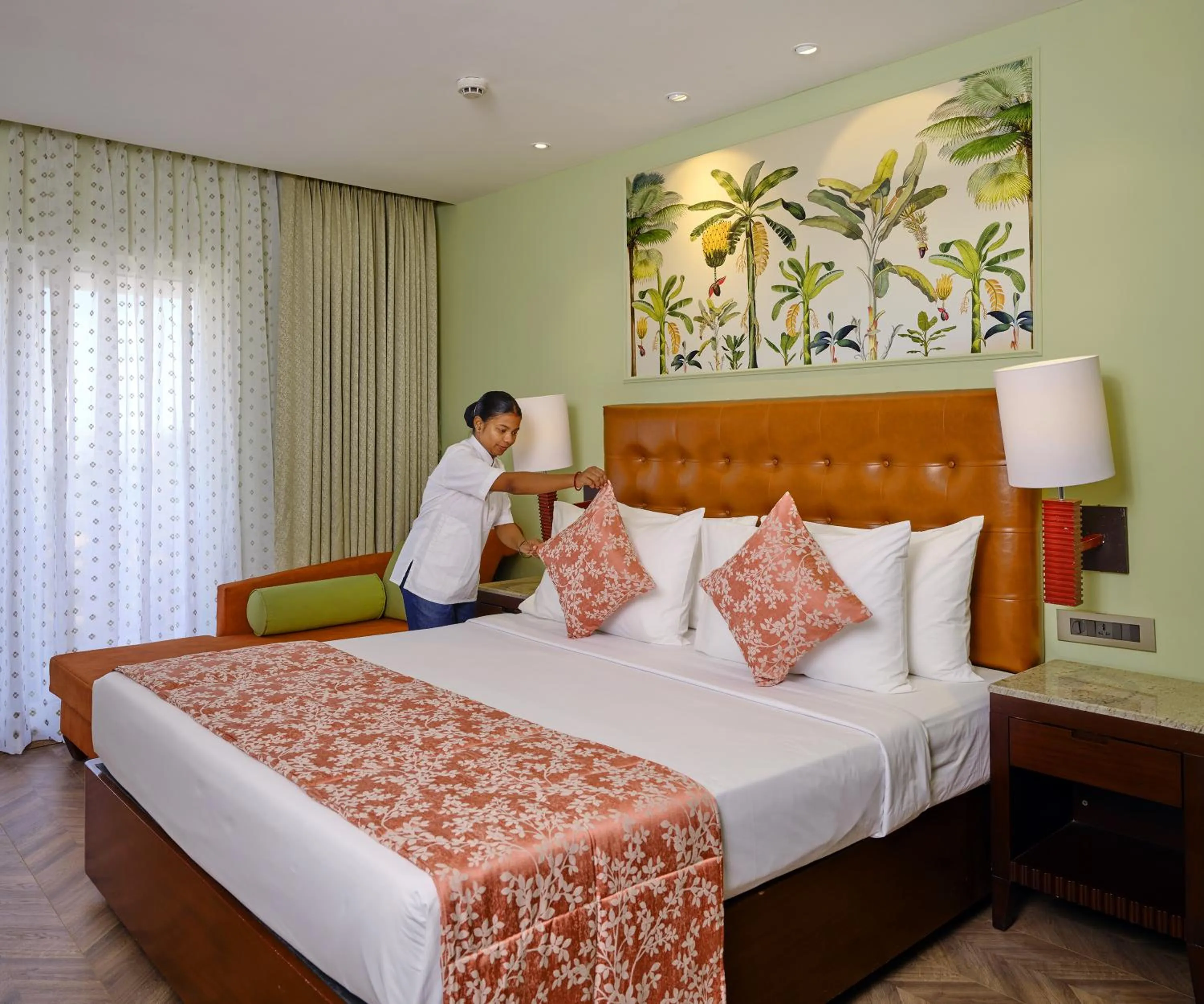 room service, Bed in Daiwik Hotels Rameswaram