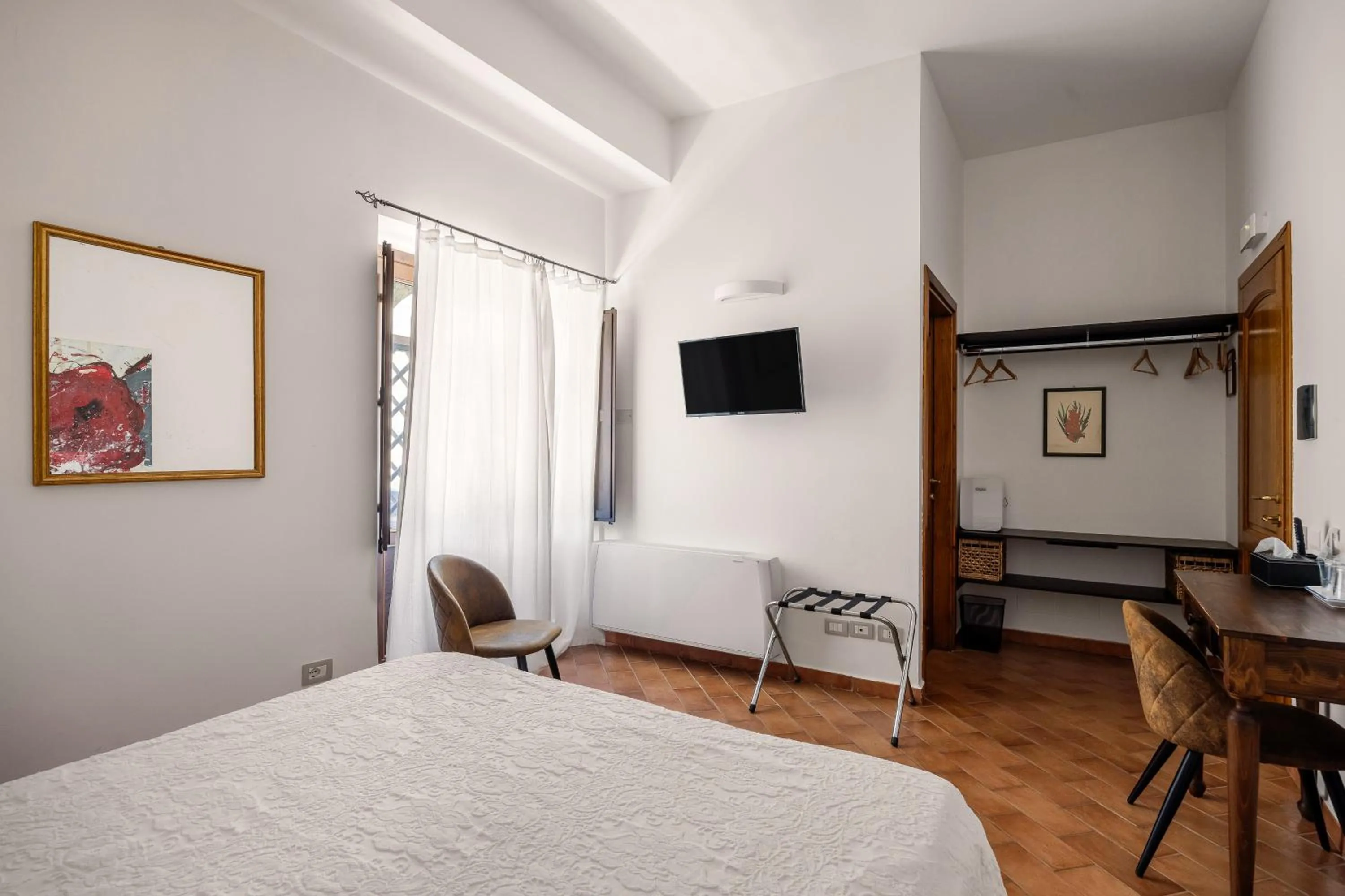 Bed in Villa Trigona