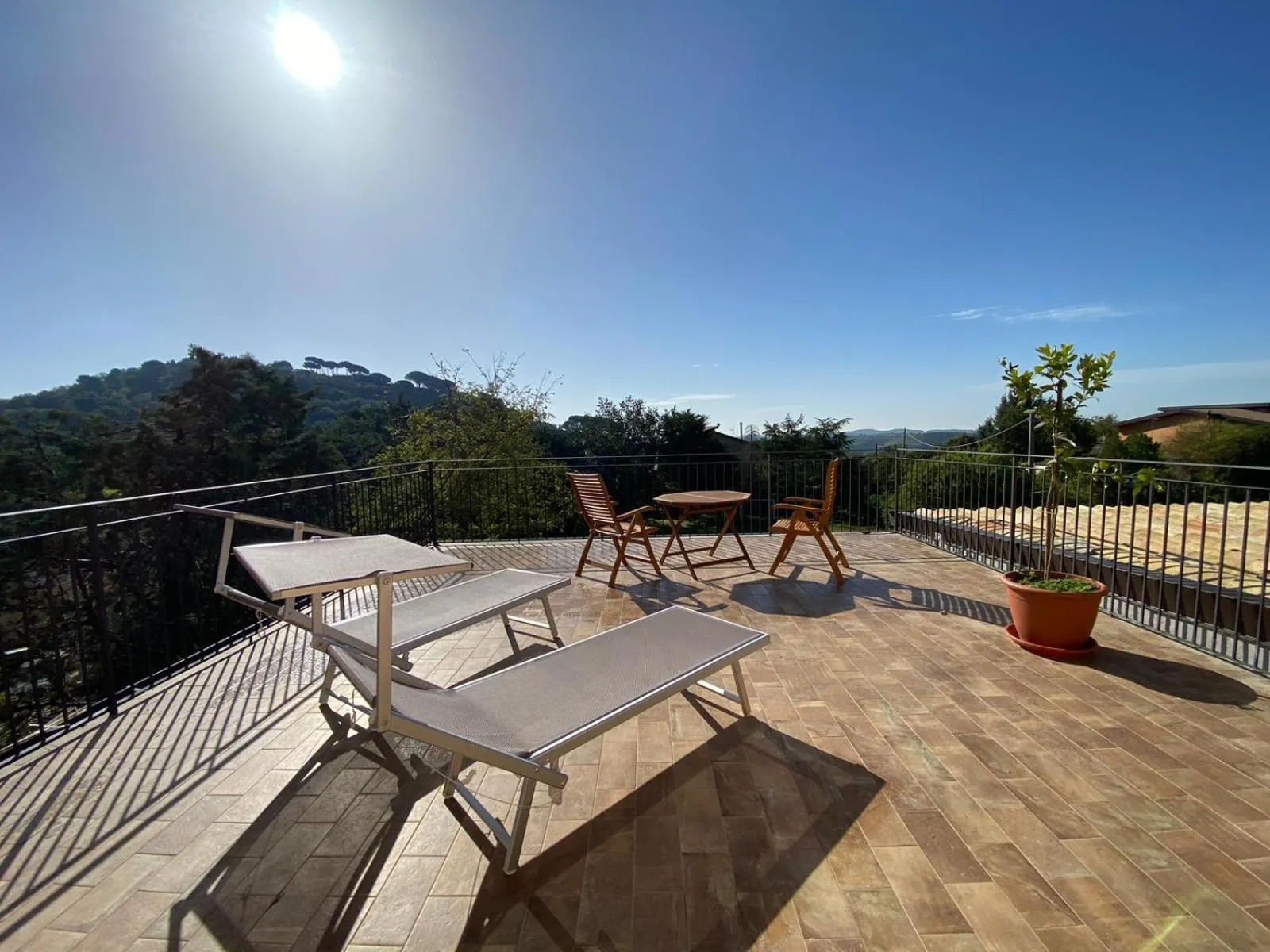 Natural landscape in Villa Trigona