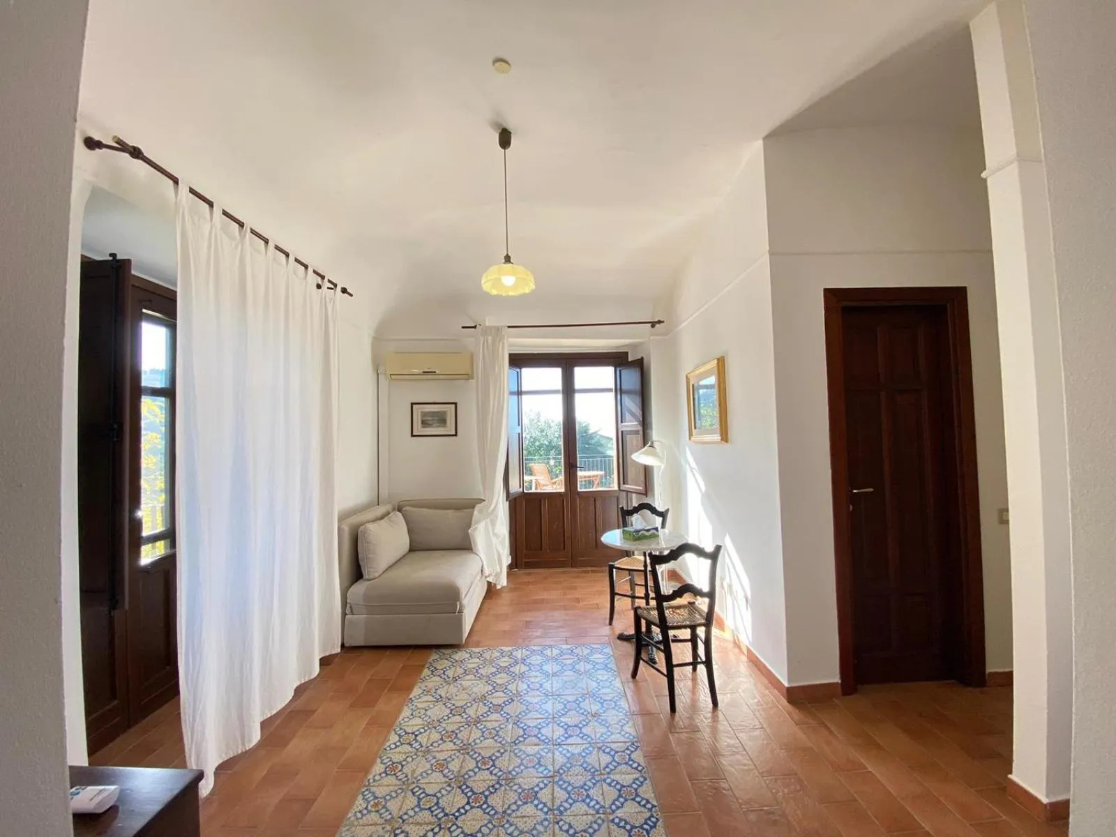 Living room in Villa Trigona