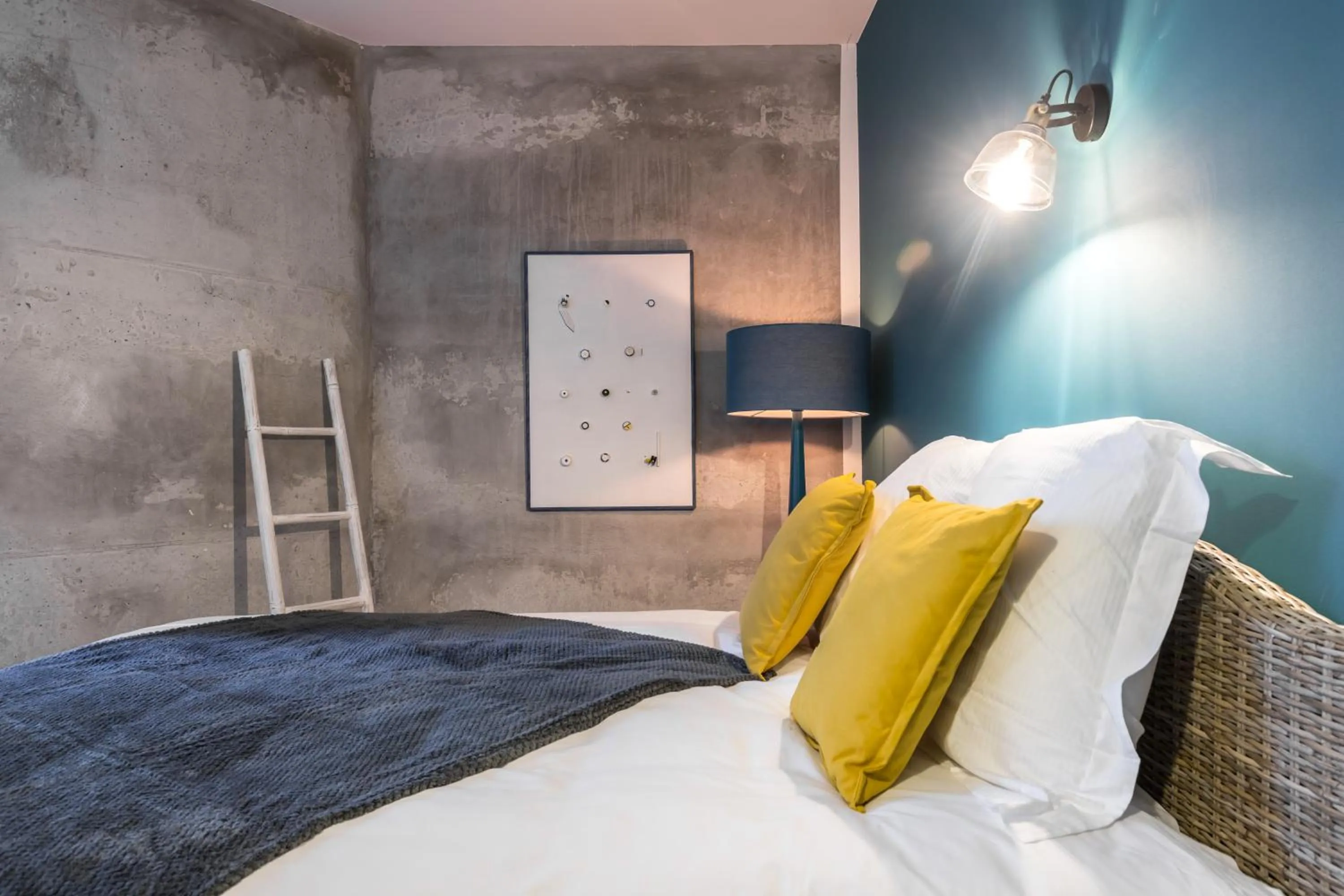 Bed in L'Abeille - Boutique Apartments