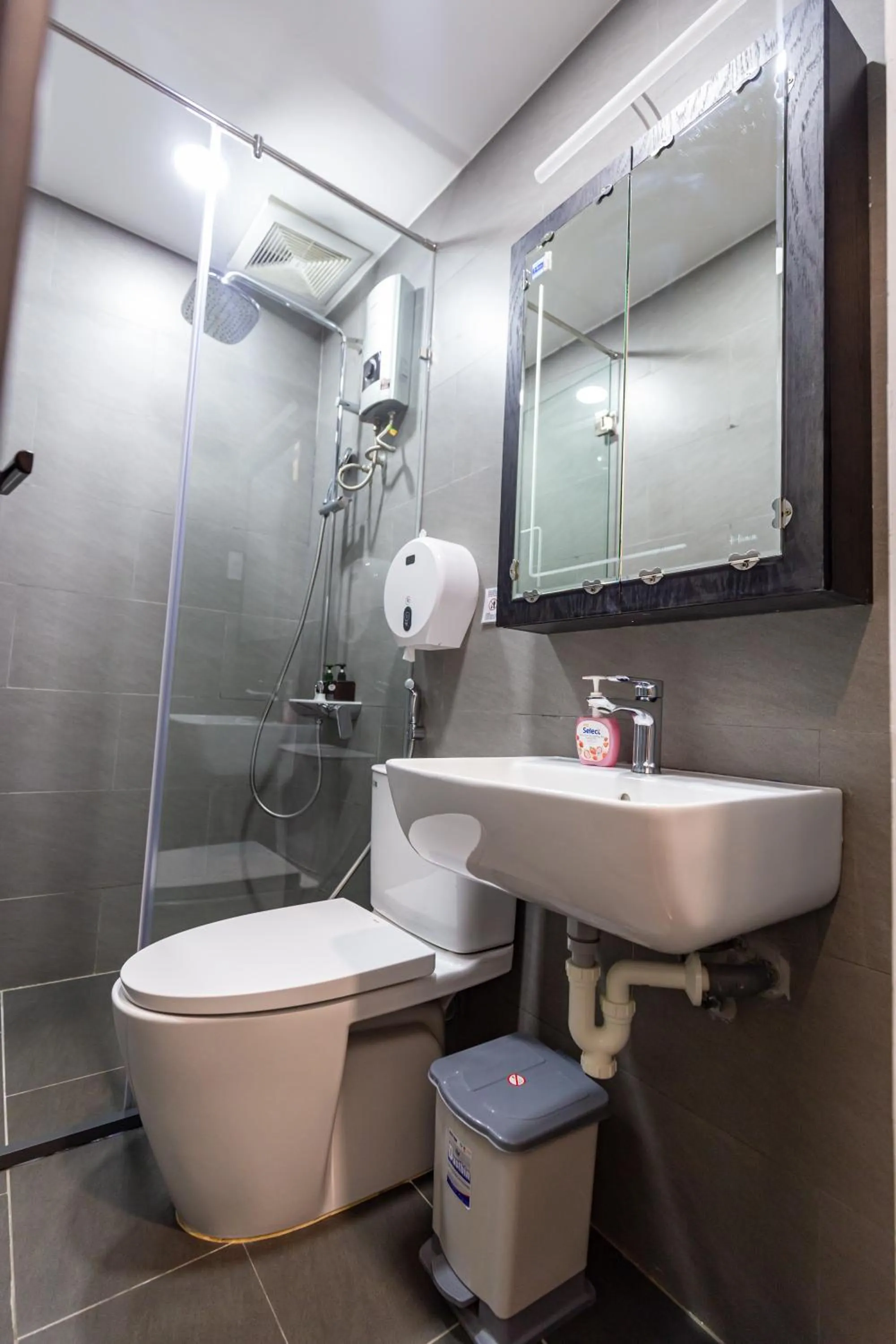 Shower in Brand New Cozy Home in D1 wBalcony