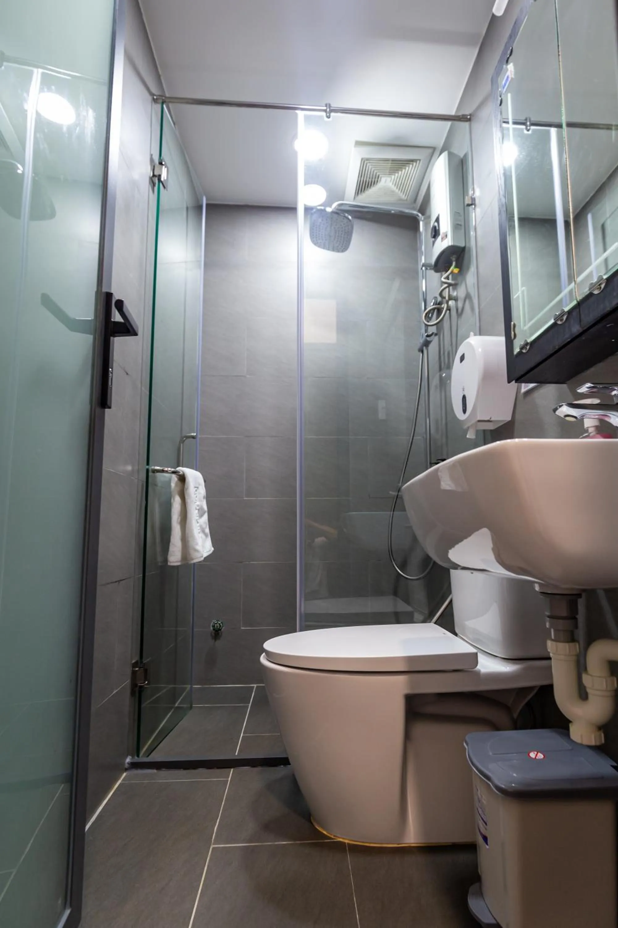 Bathroom in Brand New Cozy Home in D1 wBalcony