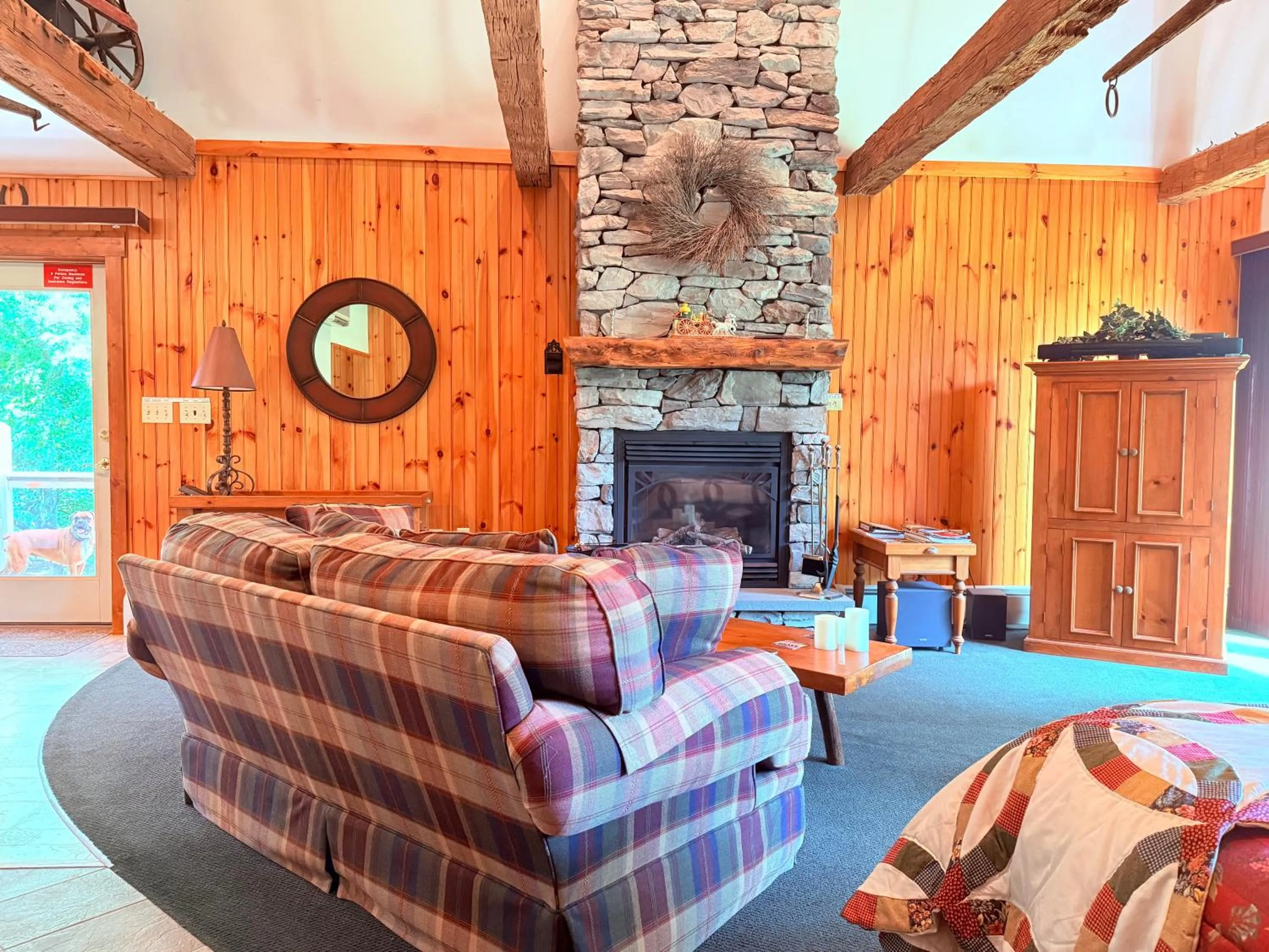 Seating area in HIllside Farm B & B