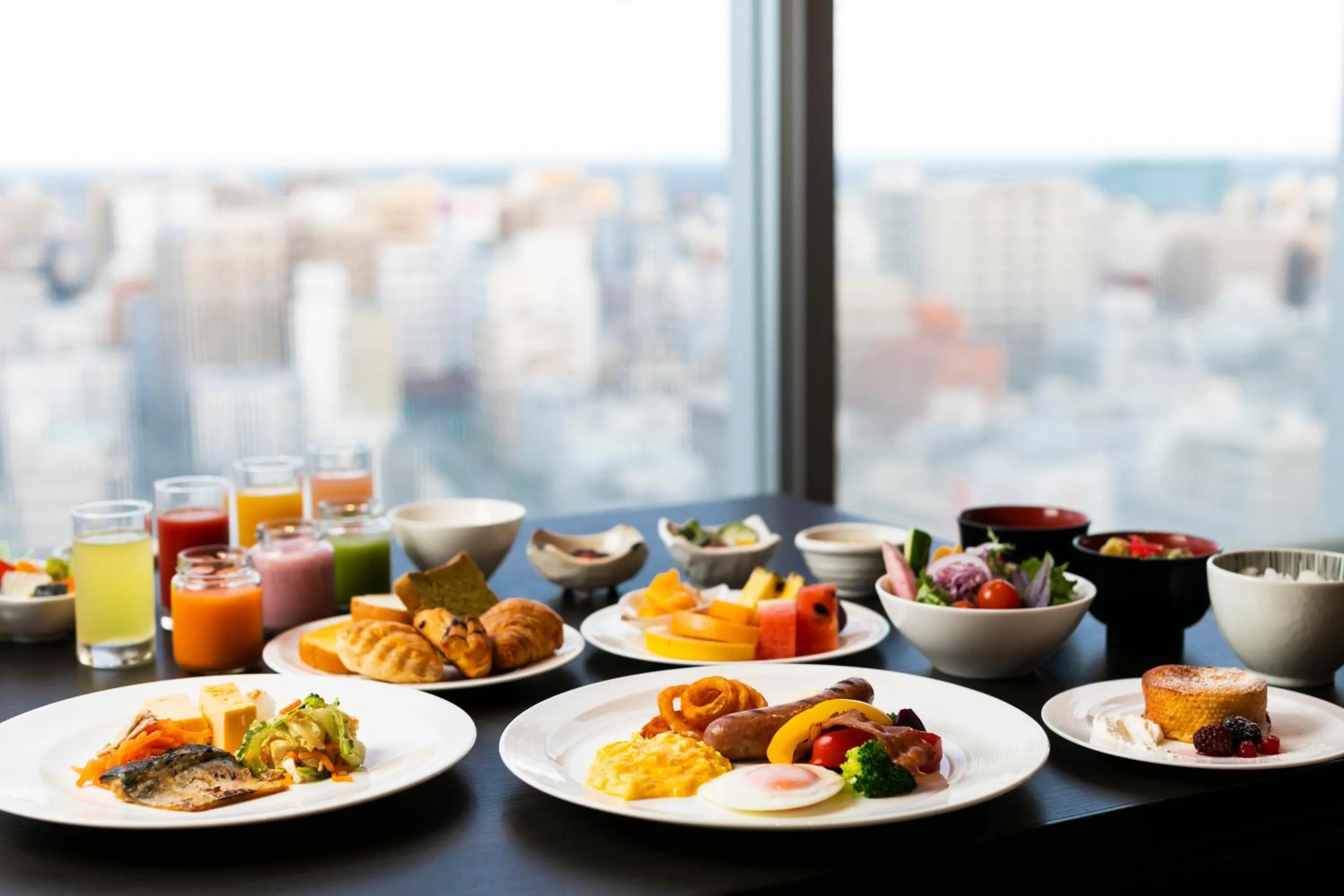 Buffet breakfast in Rihga Royal Gran Okinawa