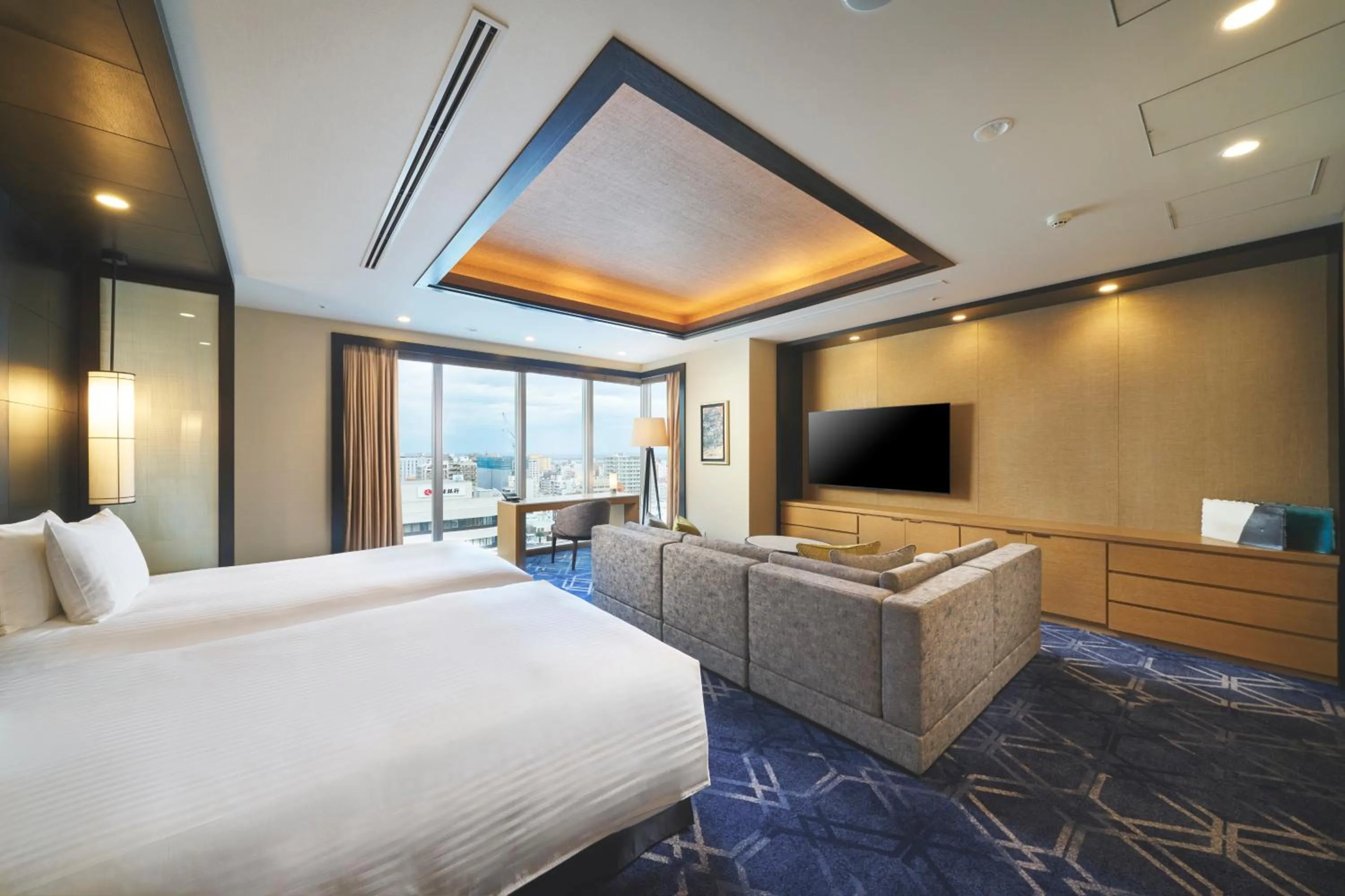 Photo of the whole room, Bed in Rihga Royal Gran Okinawa