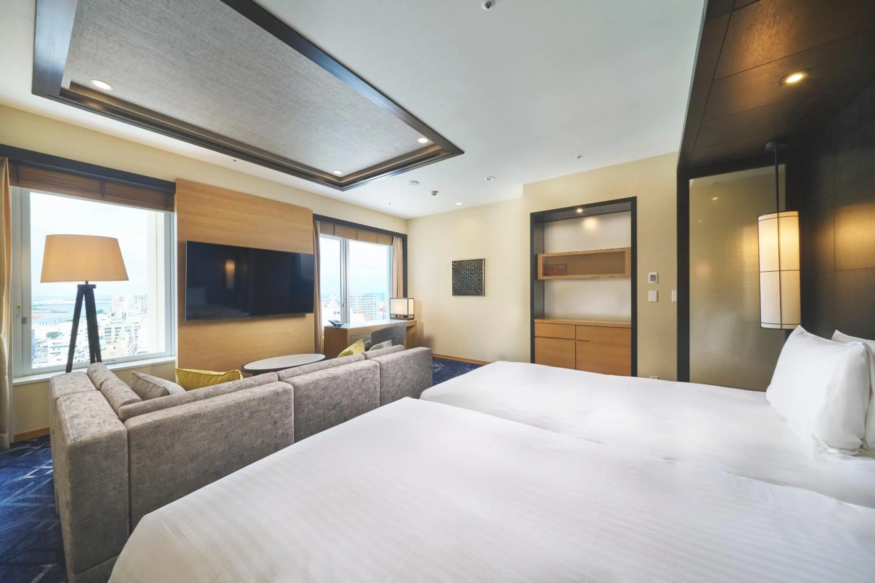 Photo of the whole room, Bed in Rihga Royal Gran Okinawa