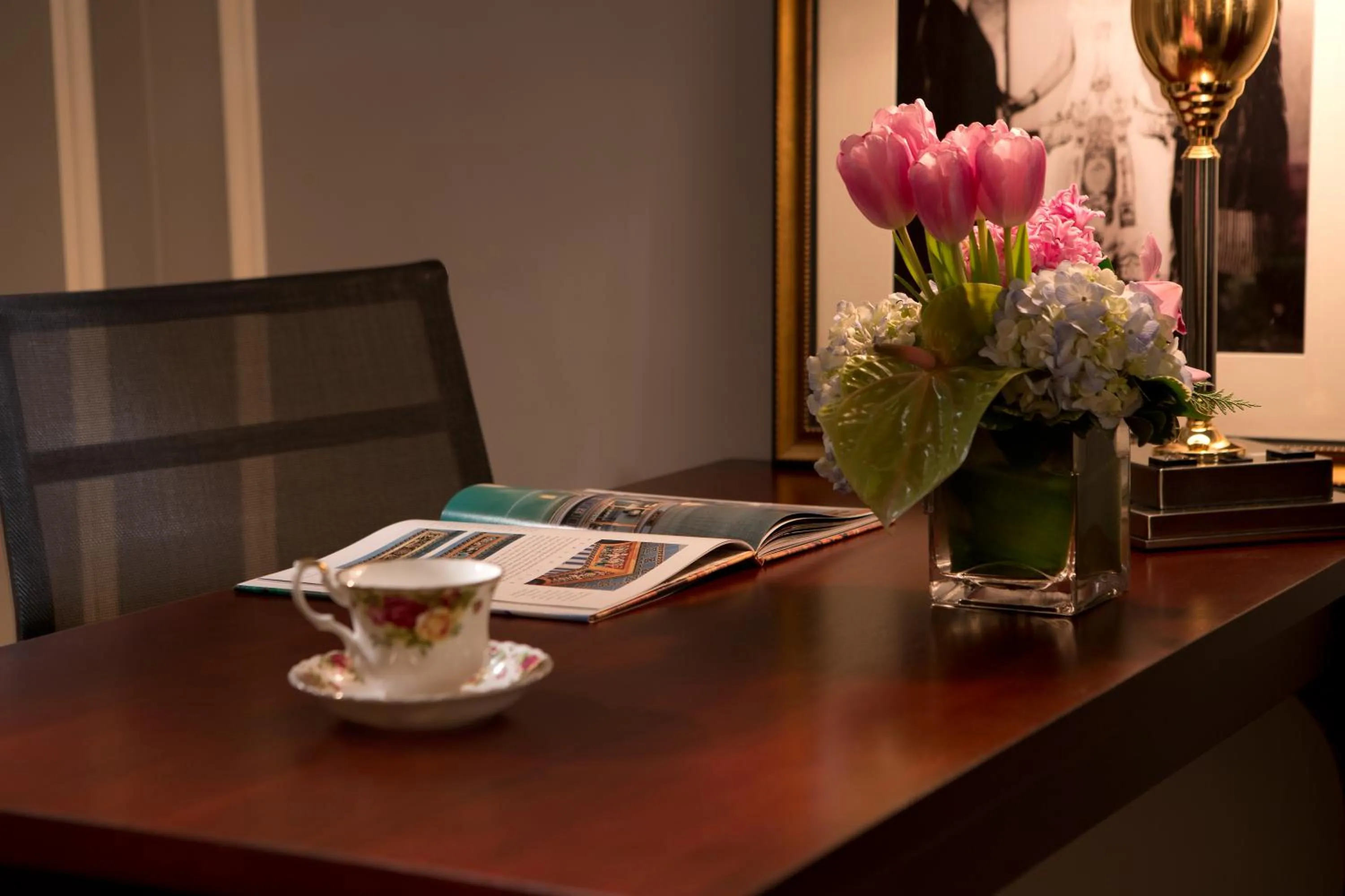 Seating area in The Biltmore Los Angeles