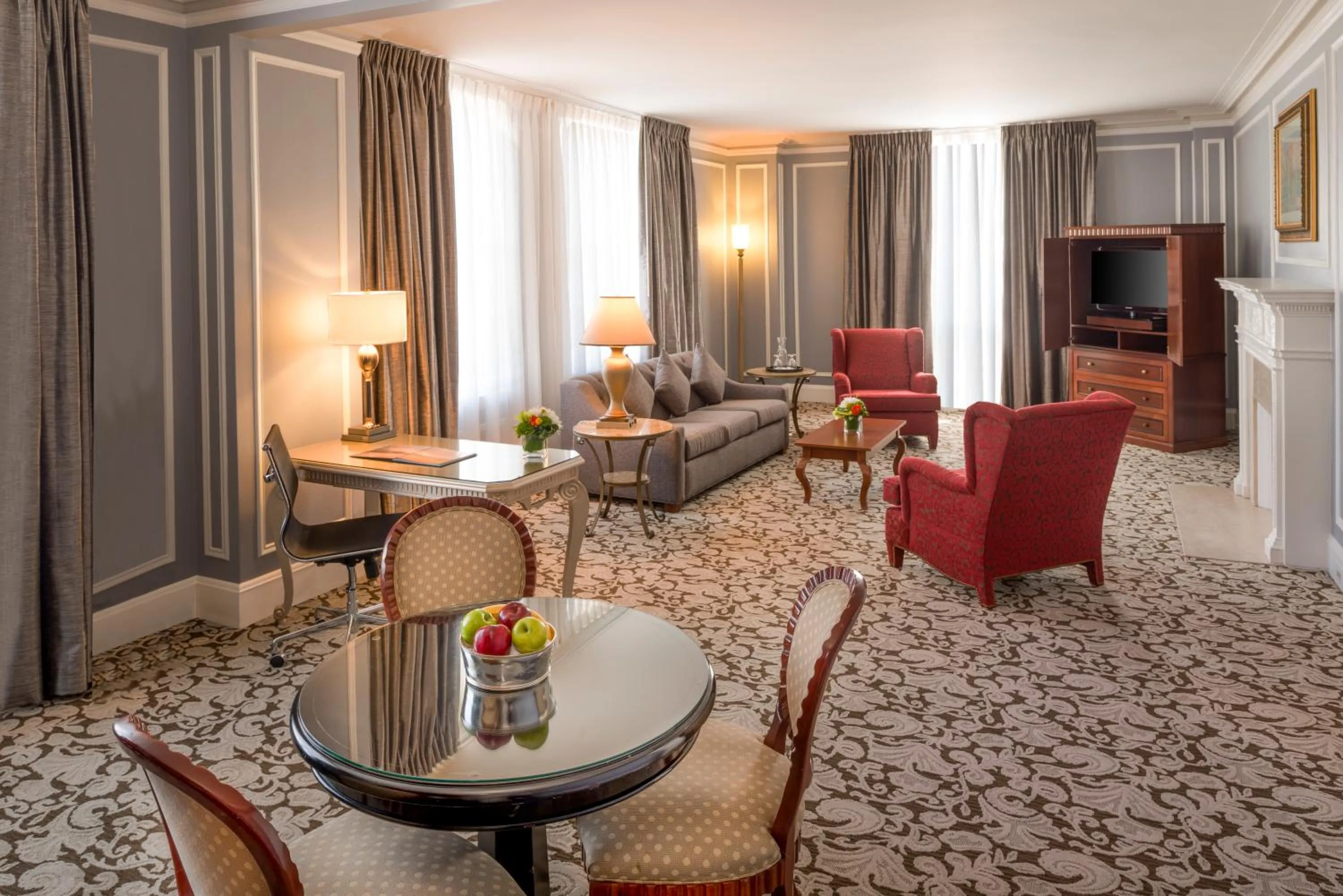 Living room in The Biltmore Los Angeles