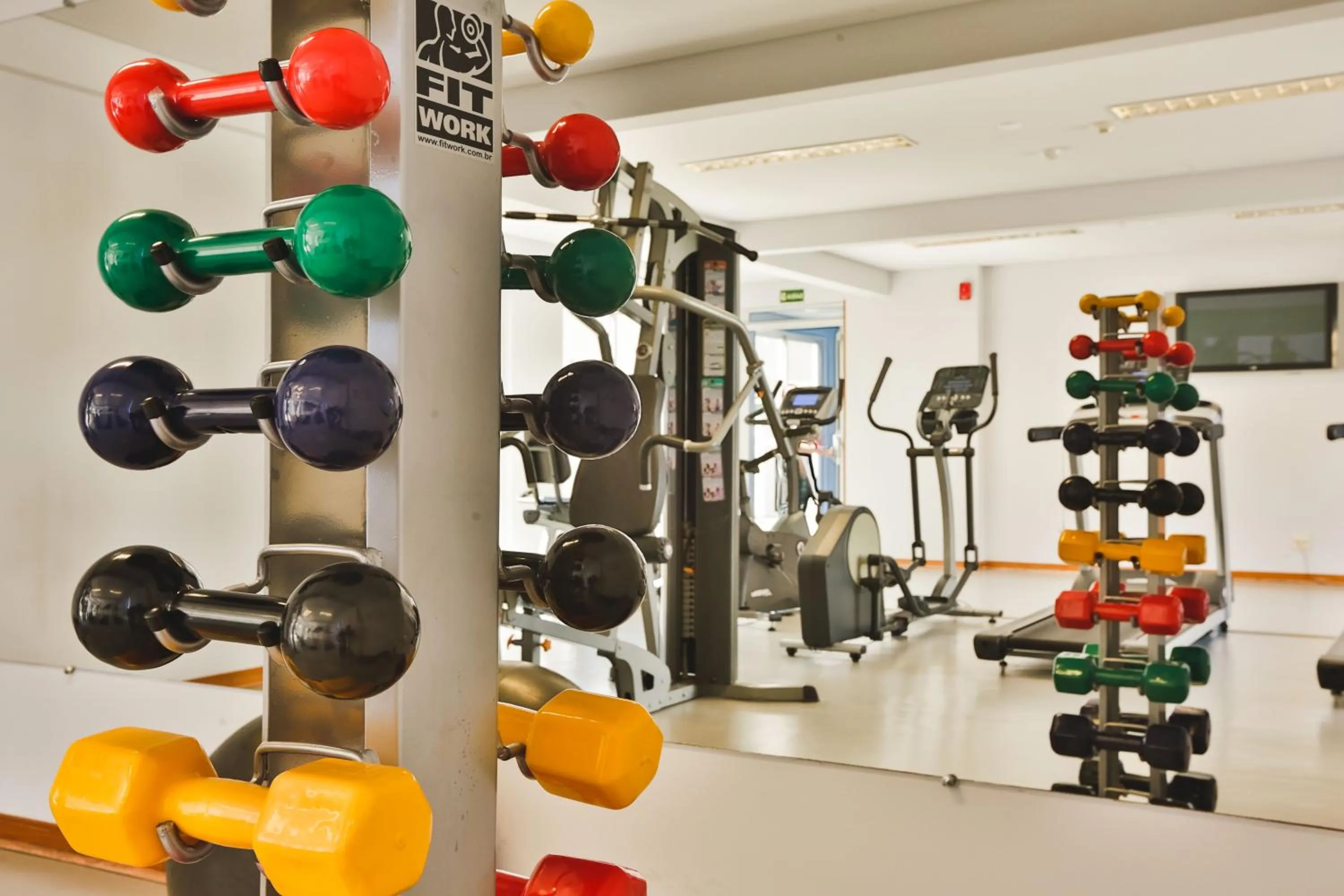 Fitness centre/facilities in Hotel Euro Suite Curitiba Batel By Nacional Inn