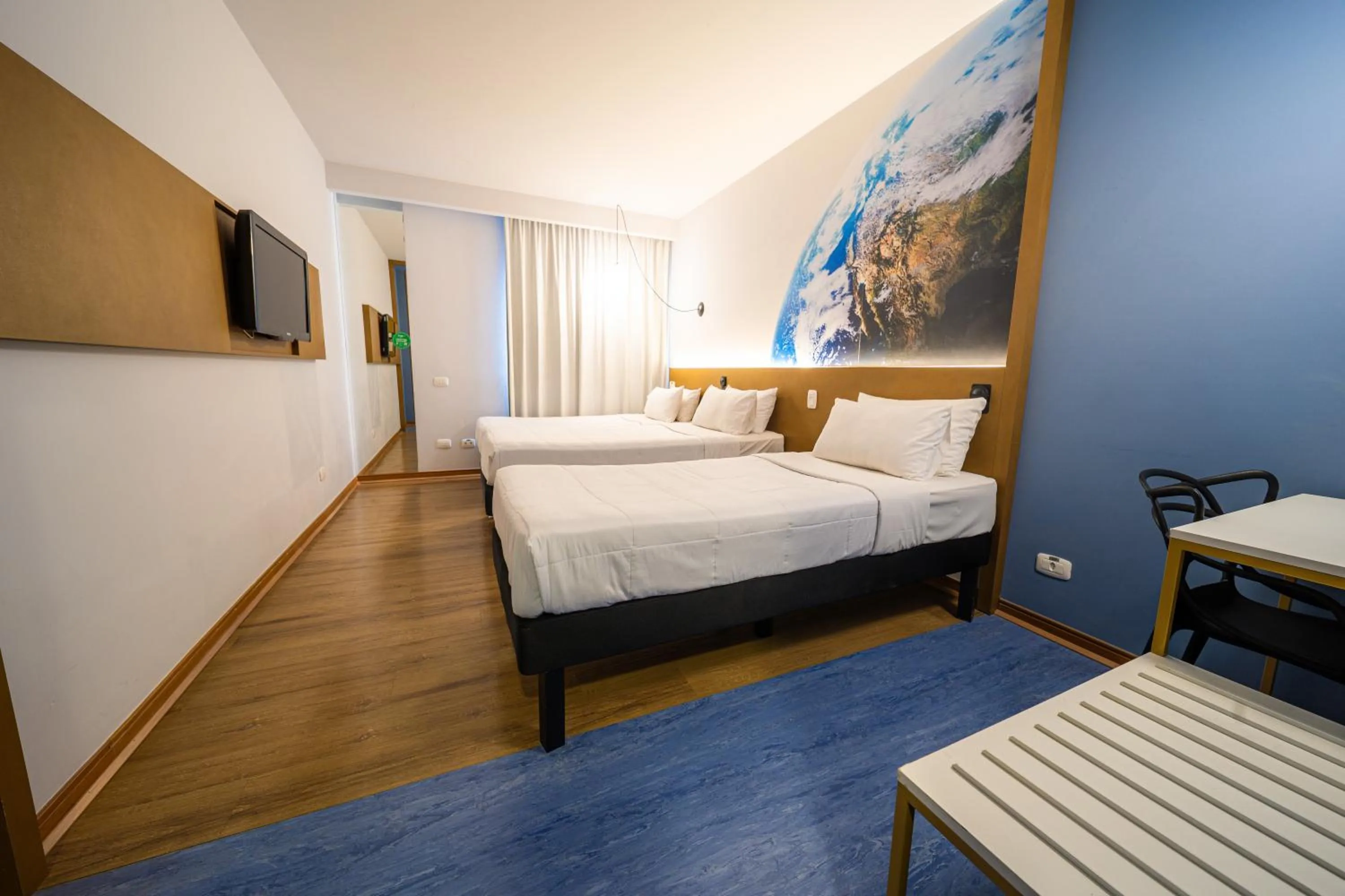 Bed in Hotel Euro Suite Curitiba Batel By Nacional Inn