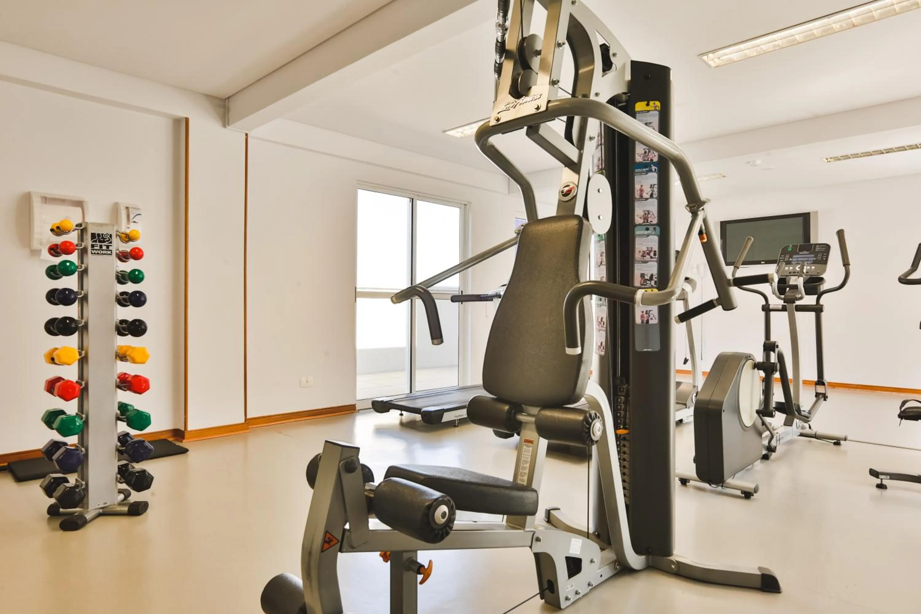 Fitness centre/facilities in Hotel Euro Suite Curitiba Batel By Nacional Inn