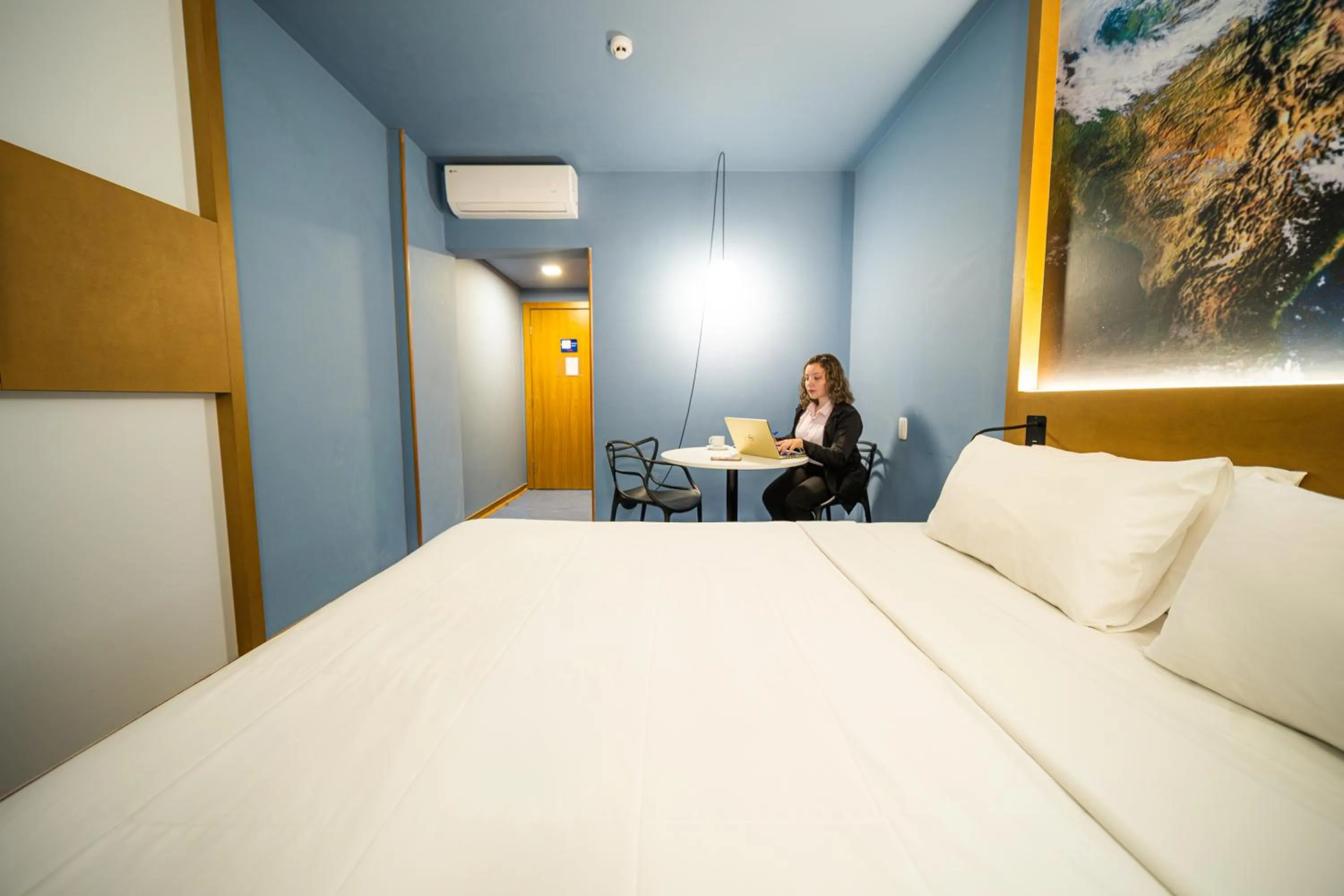 Bed in Hotel Euro Suite Curitiba Batel By Nacional Inn