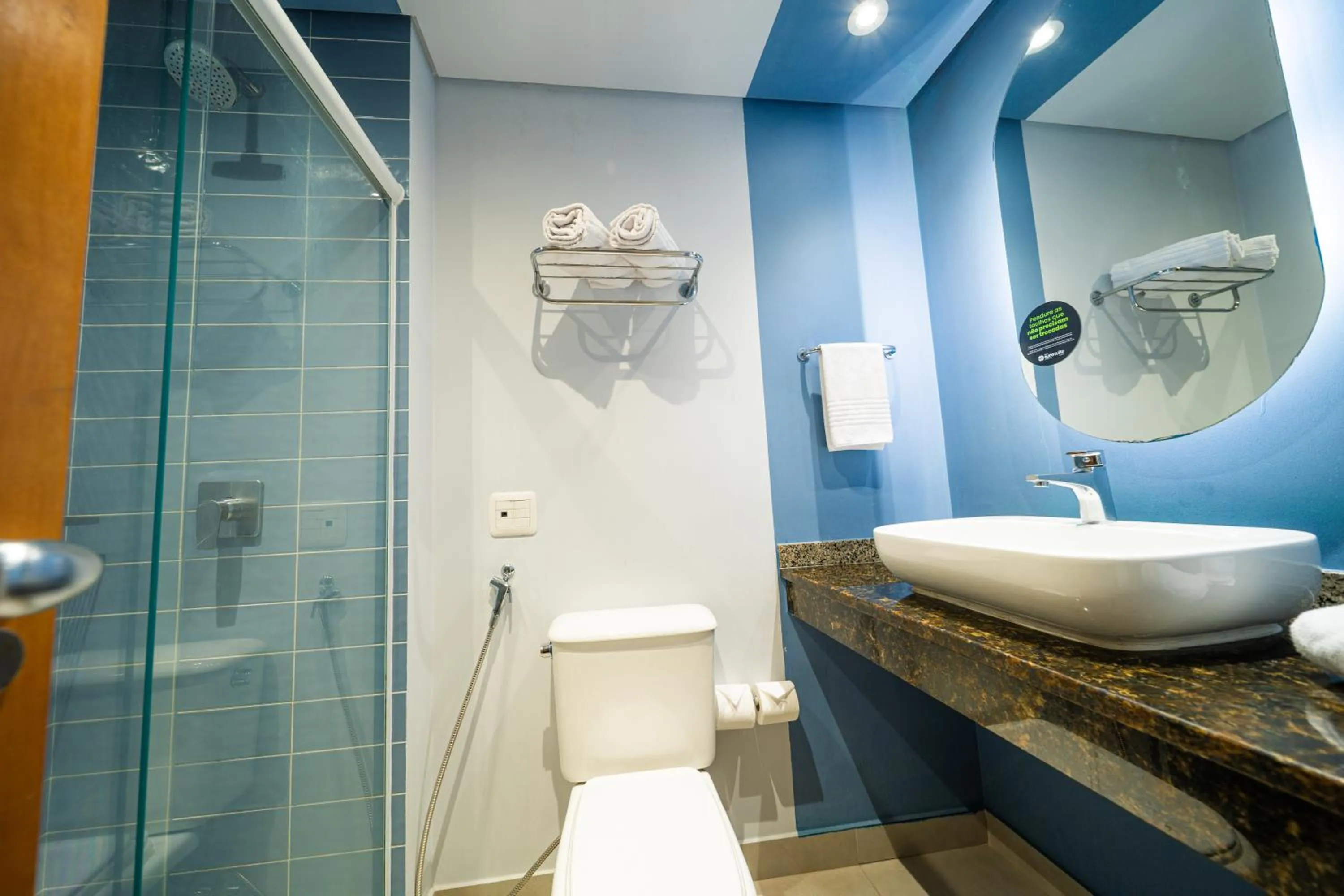 Bathroom in Hotel Euro Suite Curitiba Batel By Nacional Inn