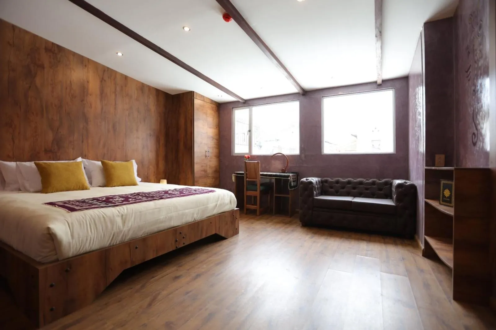 Bed in Chakana Hotel Boutique Mariscal