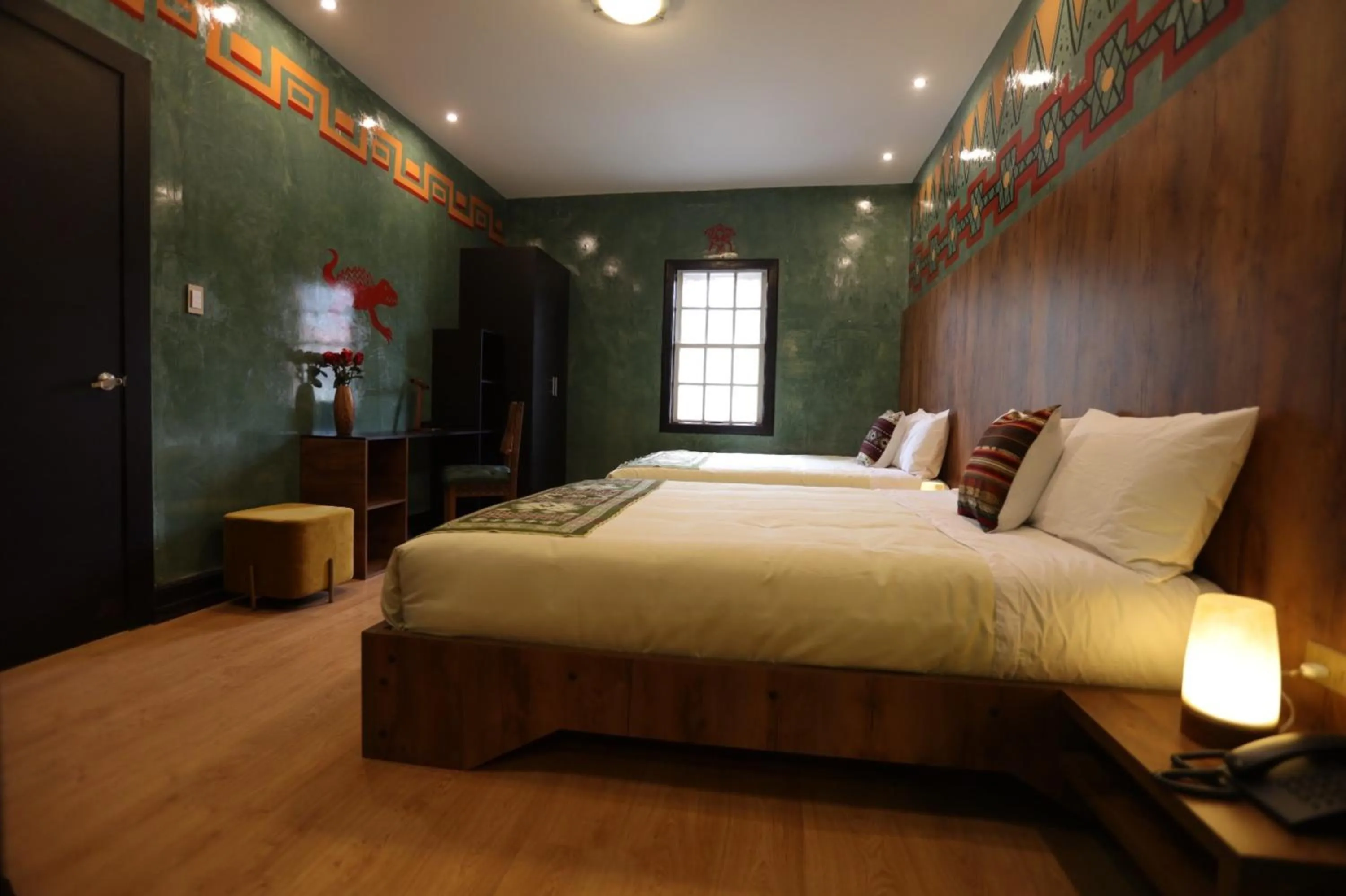 Bed in Chakana Hotel Boutique Mariscal