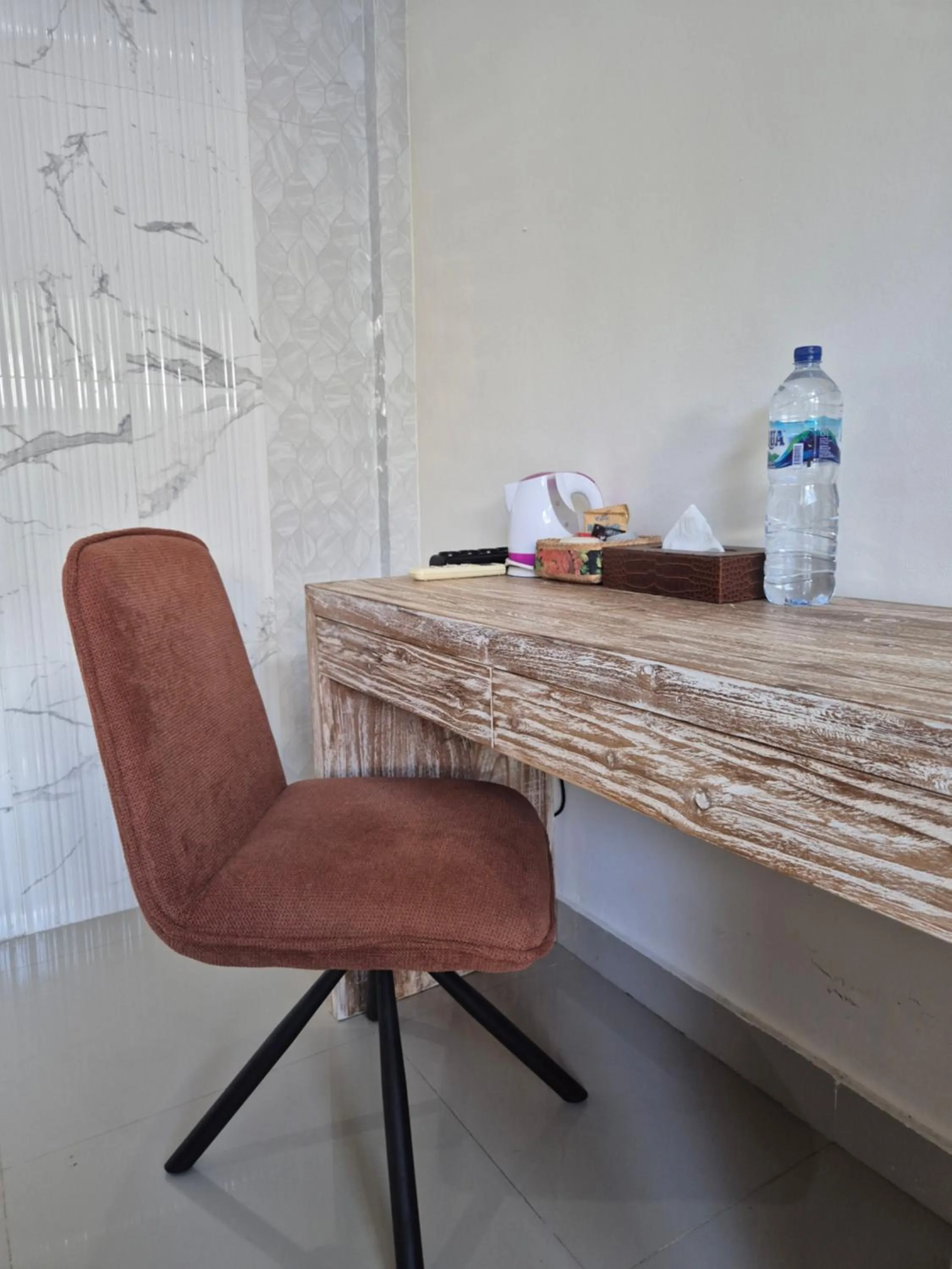 Seating area in Laksmi Guest House