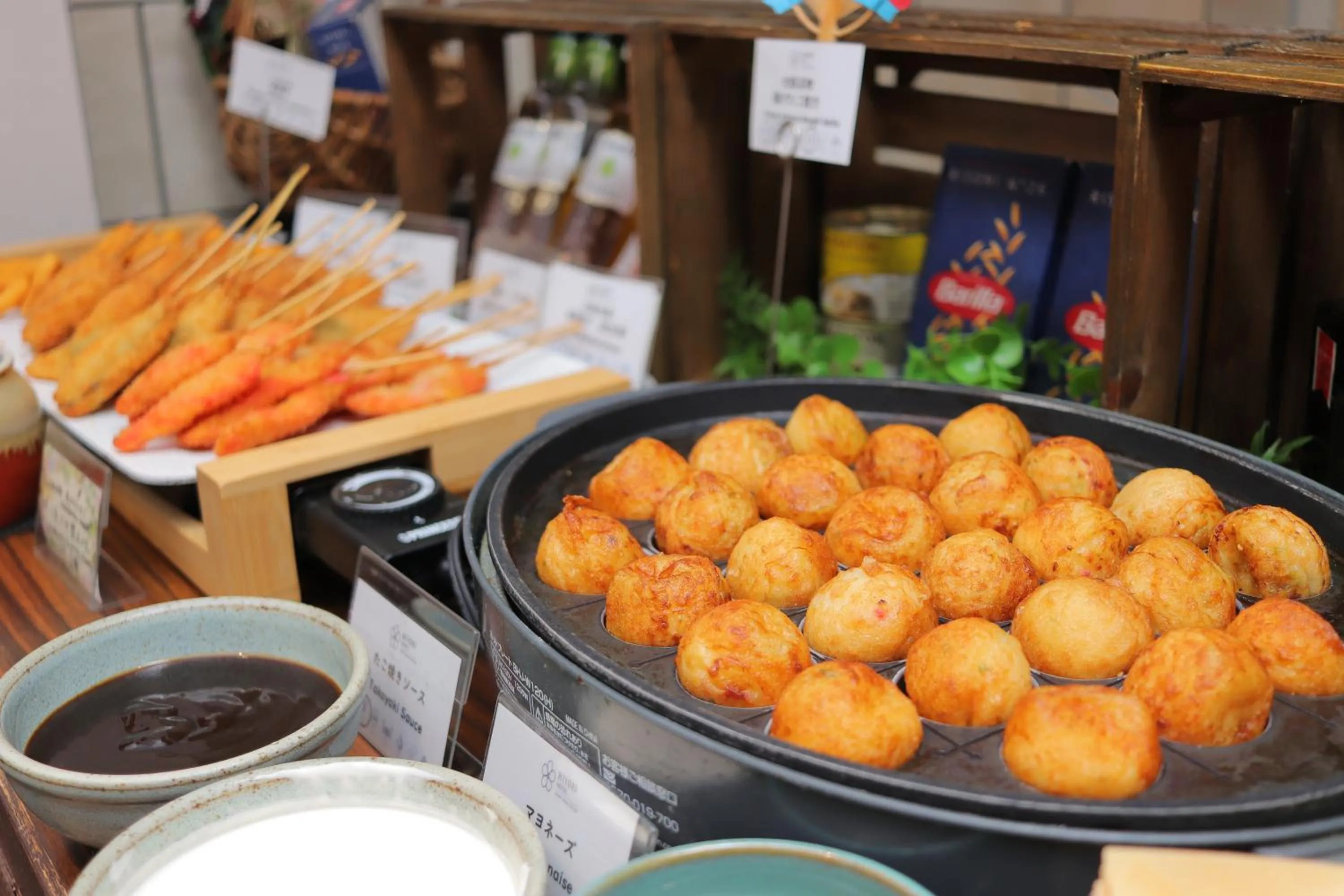 Buffet breakfast in Hiyori Hotel Osaka Namba Station