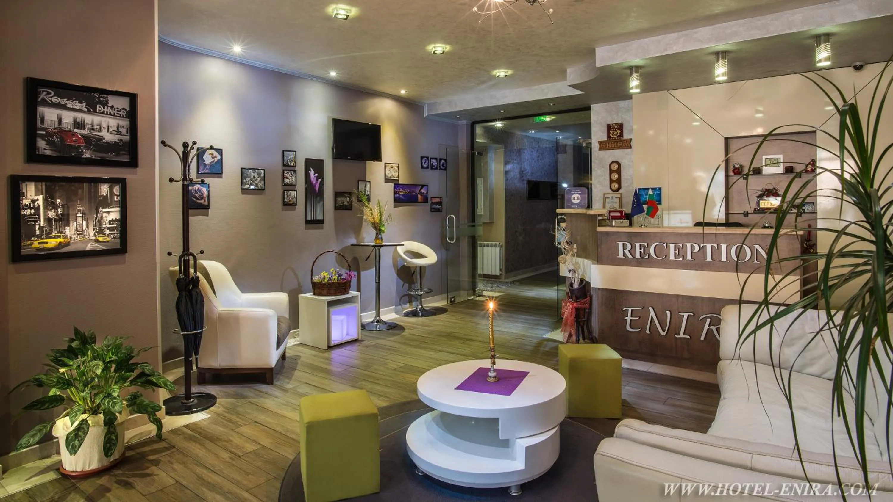 Text overlay in Enira Spa Hotel