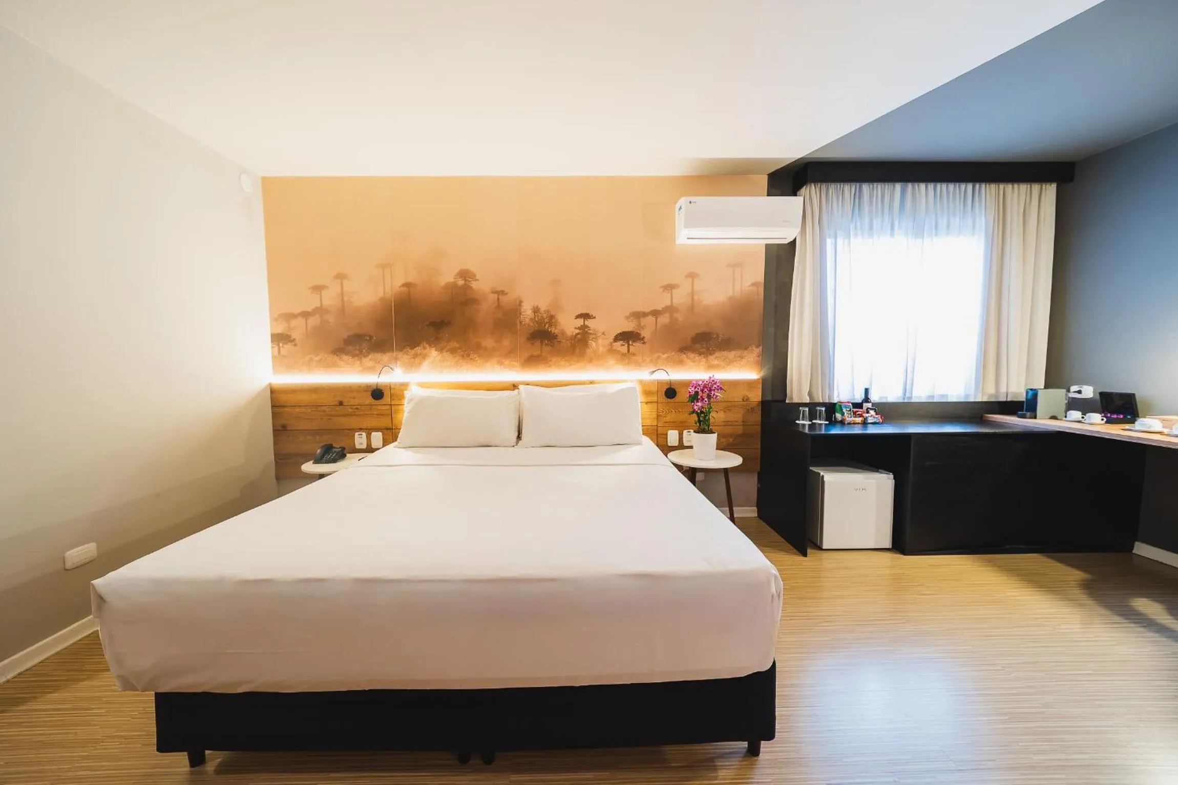 Bed in Hotel Cassino Tower Curitiba Aeroporto By Nacional Inn