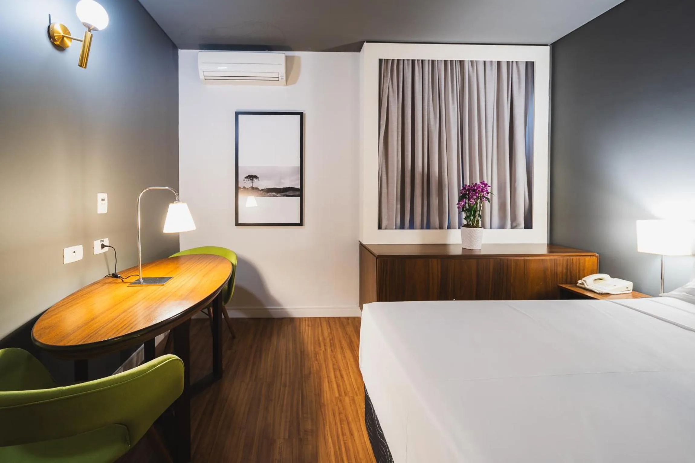 Bedroom, Bed in Hotel Cassino Tower Curitiba Aeroporto By Nacional Inn