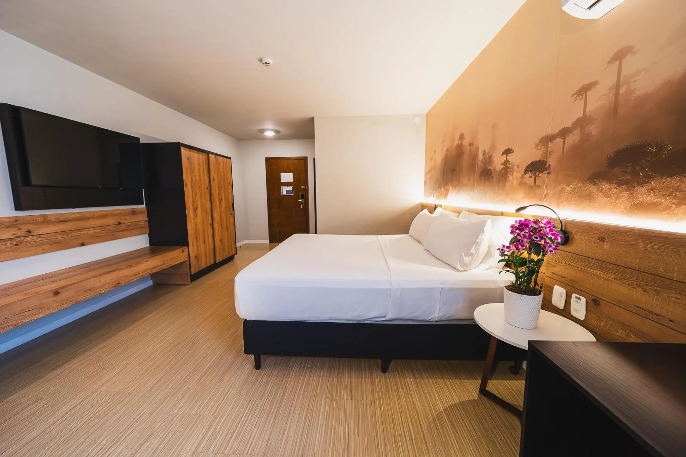 Bed in Hotel Cassino Tower Curitiba Aeroporto By Nacional Inn