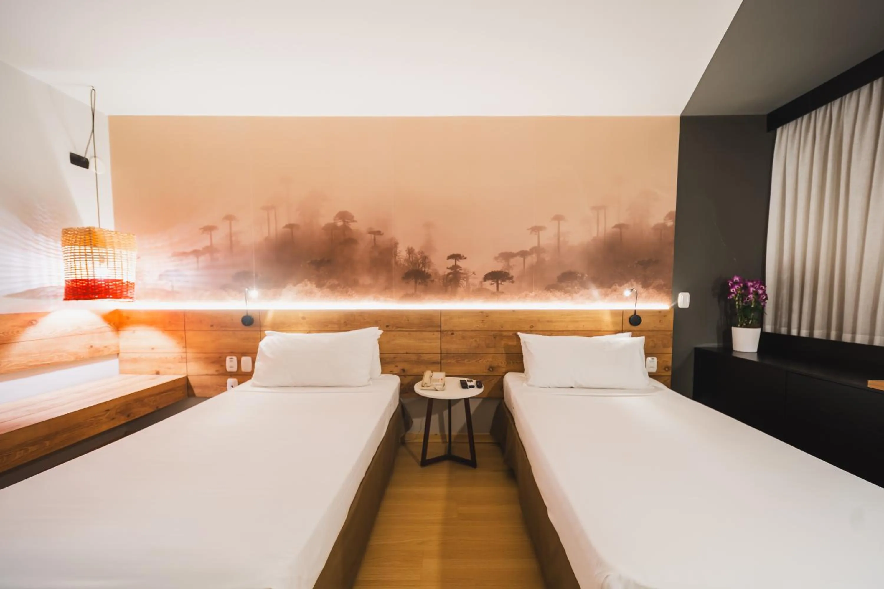 Bed in Hotel Cassino Tower Curitiba Aeroporto By Nacional Inn