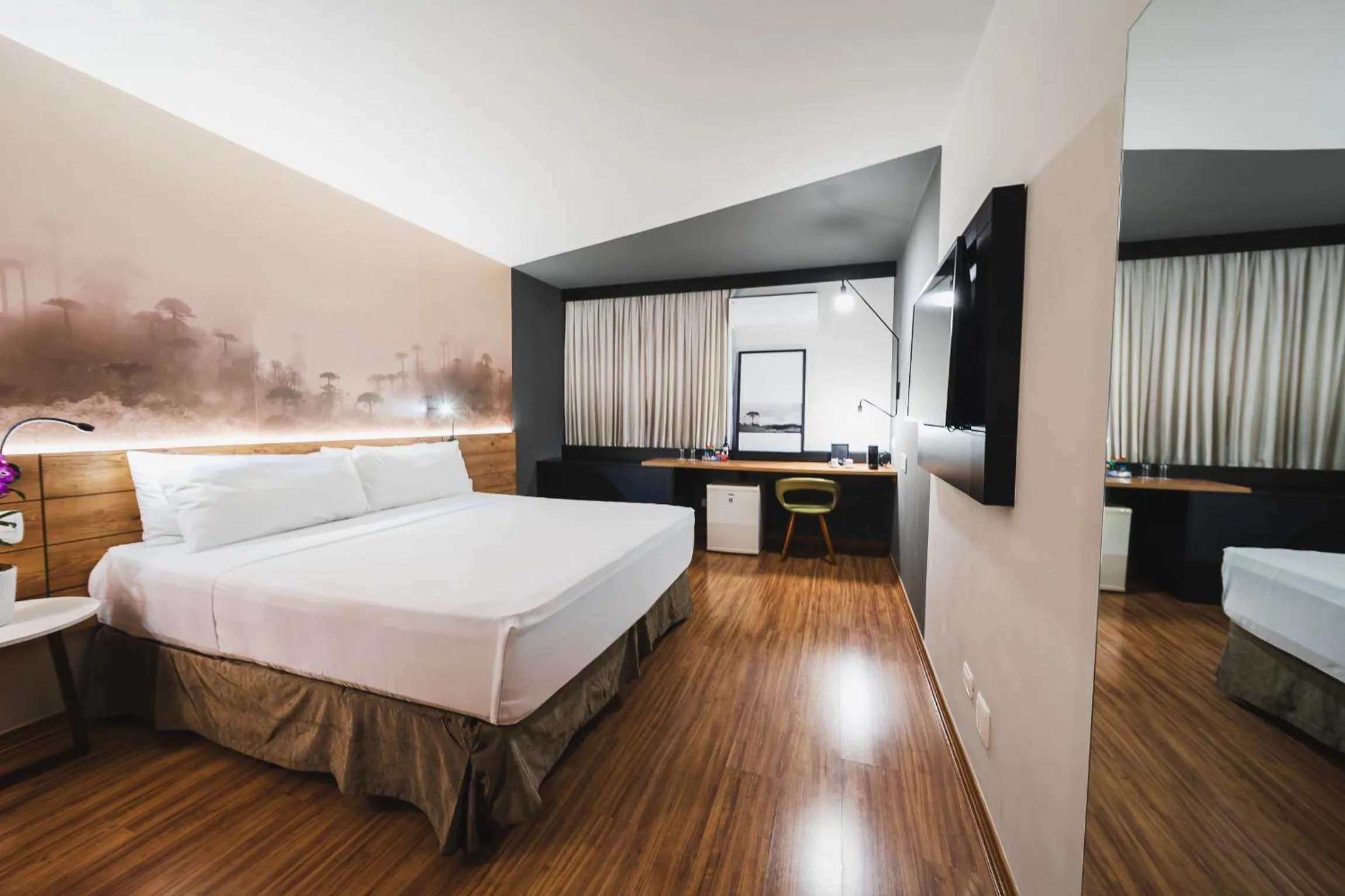 Bed in Hotel Cassino Tower Curitiba Aeroporto By Nacional Inn