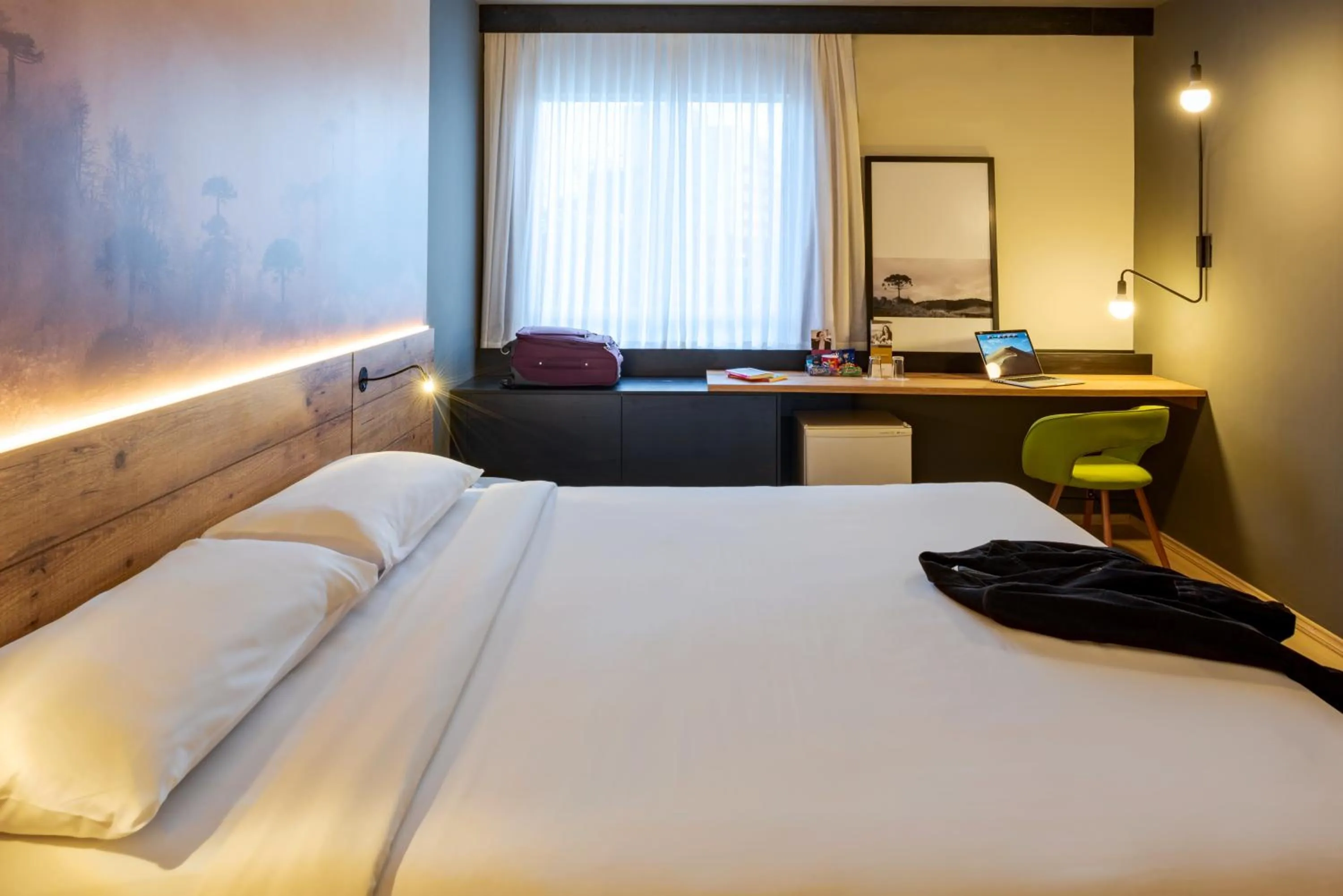 Bed in Hotel Cassino Tower Curitiba Aeroporto By Nacional Inn