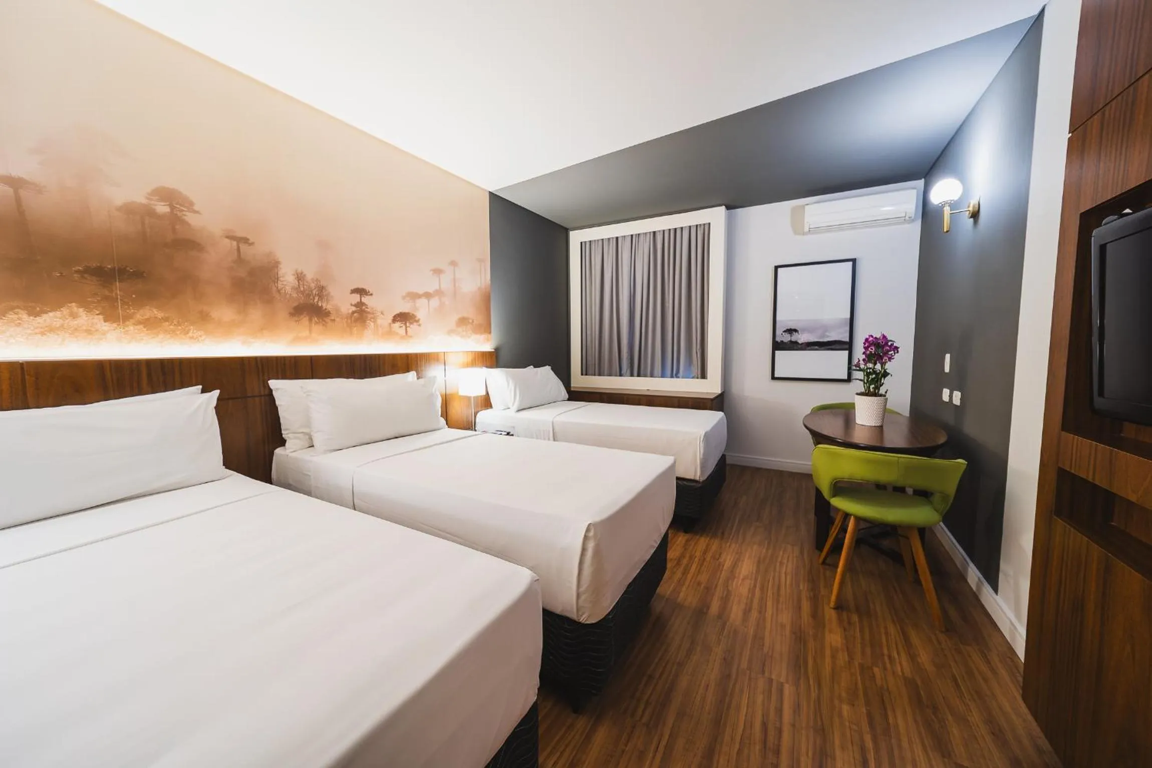 Bed in Hotel Cassino Tower Curitiba Aeroporto By Nacional Inn