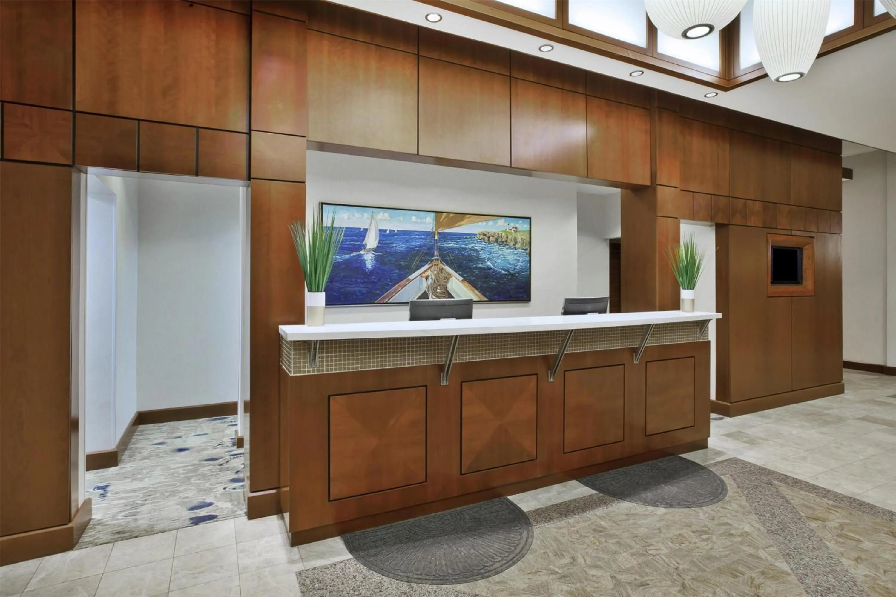 Lobby or reception in Hilton Garden Inn Portland Downtown Waterfront