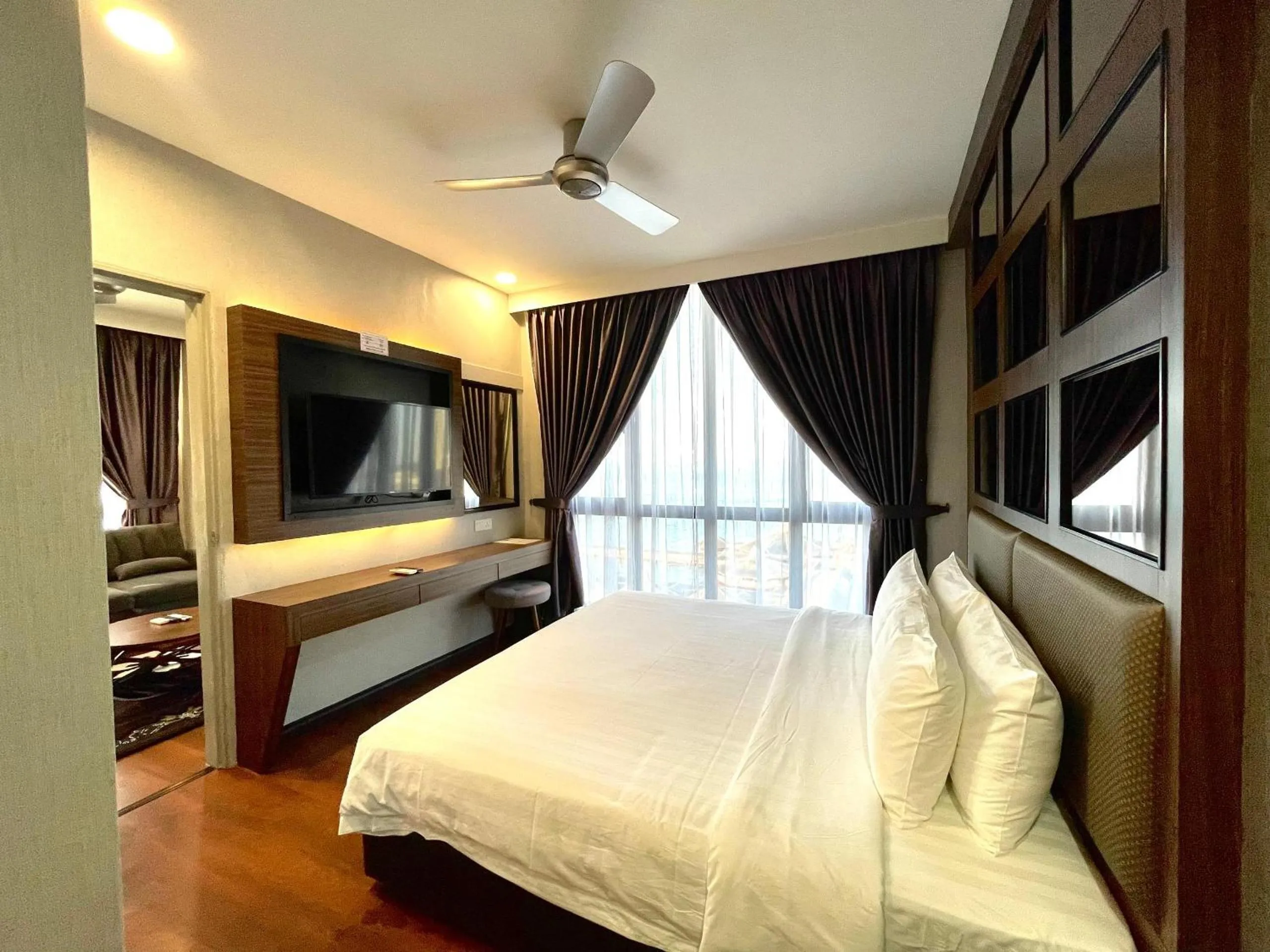 Bed in Grace Hotel Semporna